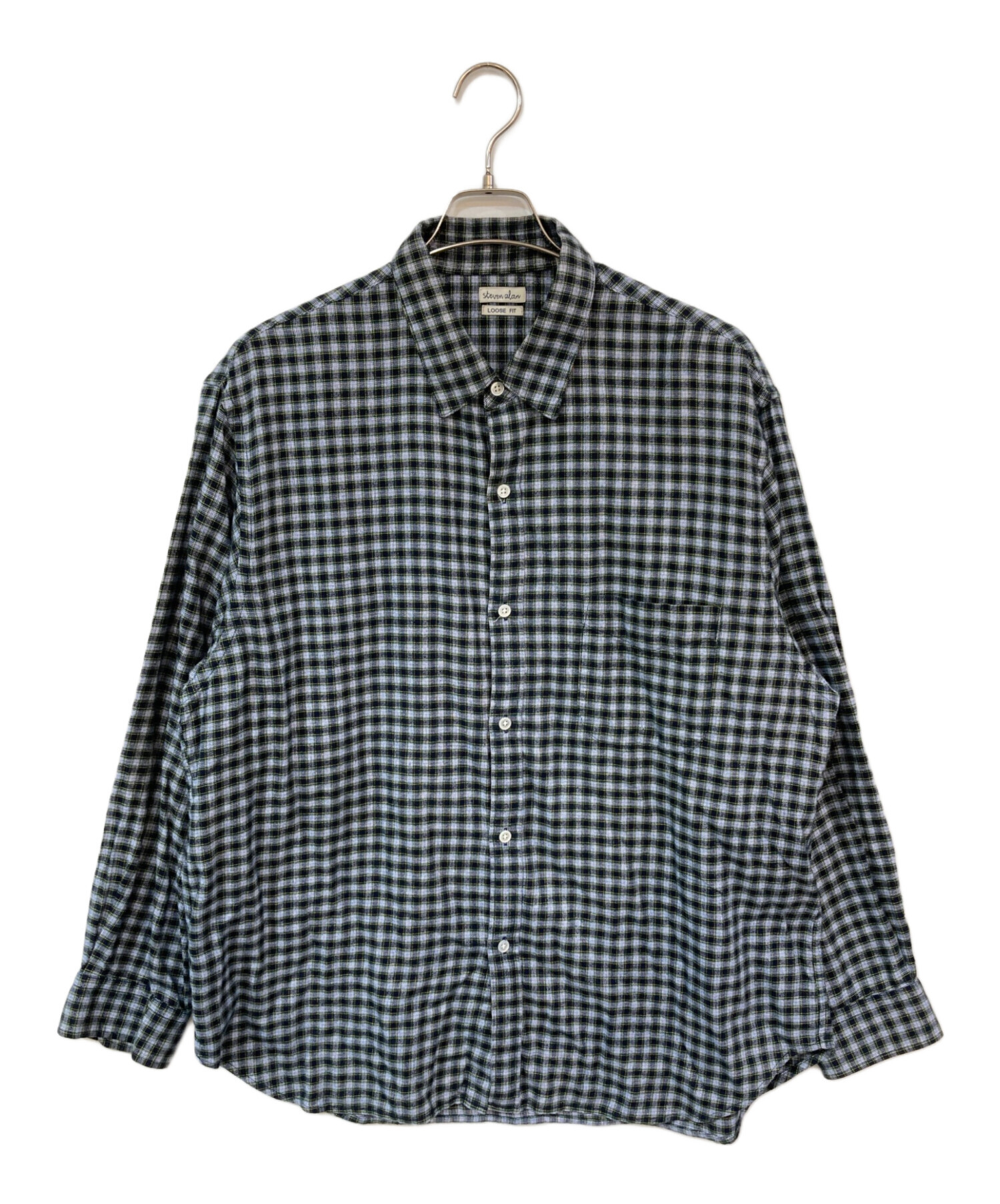中古・古着通販】STEVEN ALAN (スティーブンアラン) 40/1 NEL CHECK 