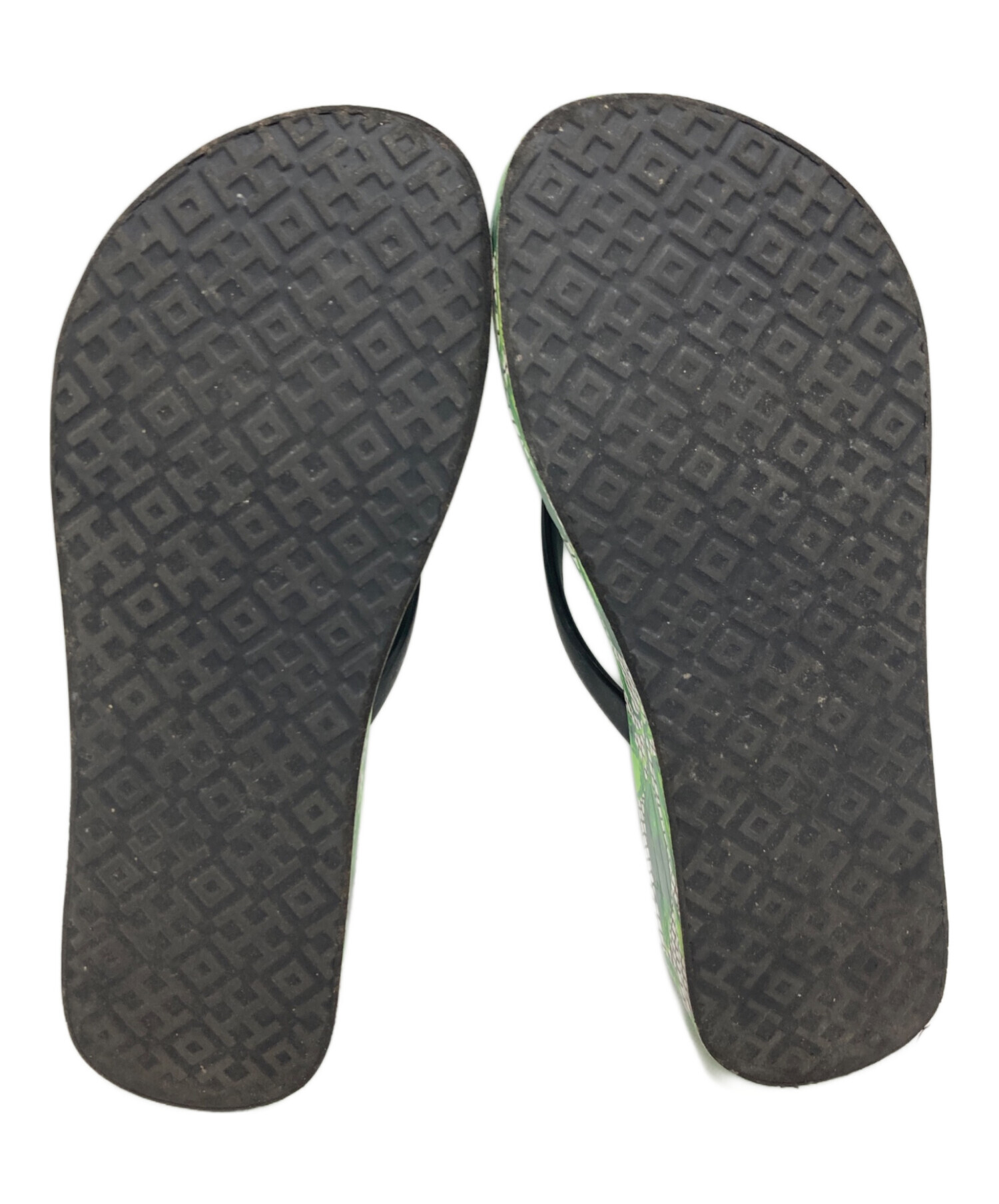 TORY BURCH リーフ柄ビーチサンダル 中古・古着通販】TORY BURCH (トリーバーチ) リーフ柄サンダル