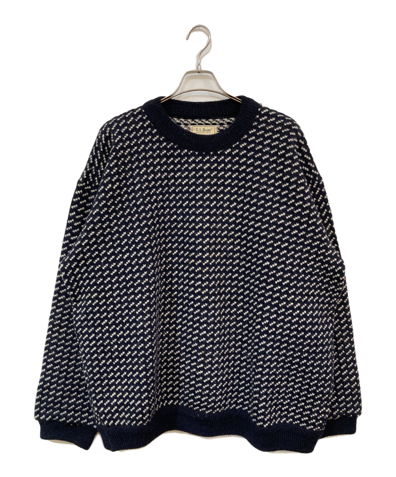 中古・古着通販】L.L.Bean (エルエルビーン) バーズアイニット