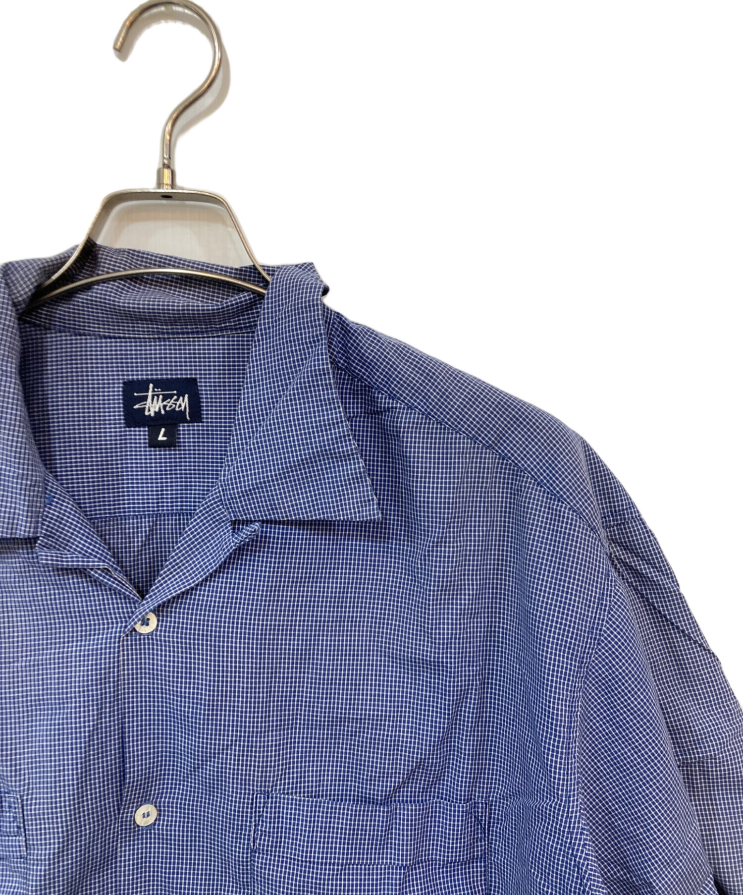 中古・古着通販】stussy (ステューシー) ギンガムチェックシャツ