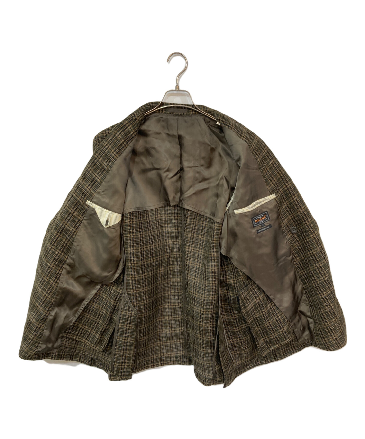 BEAMS PLUS メッシュチェック ダブルブレステッドジャケット 【公式通販】