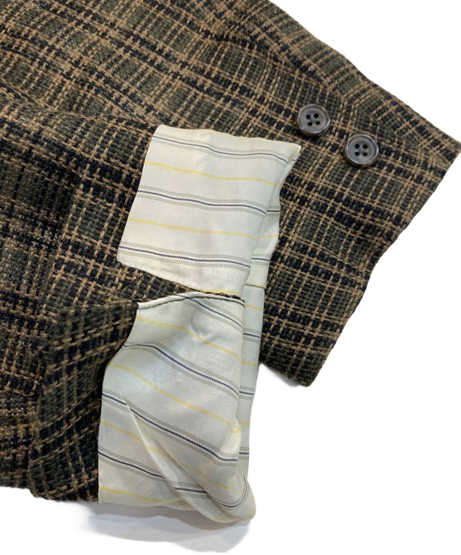 BEAMS PLUS メッシュチェック ダブルブレステッドジャケット 【公式通販】