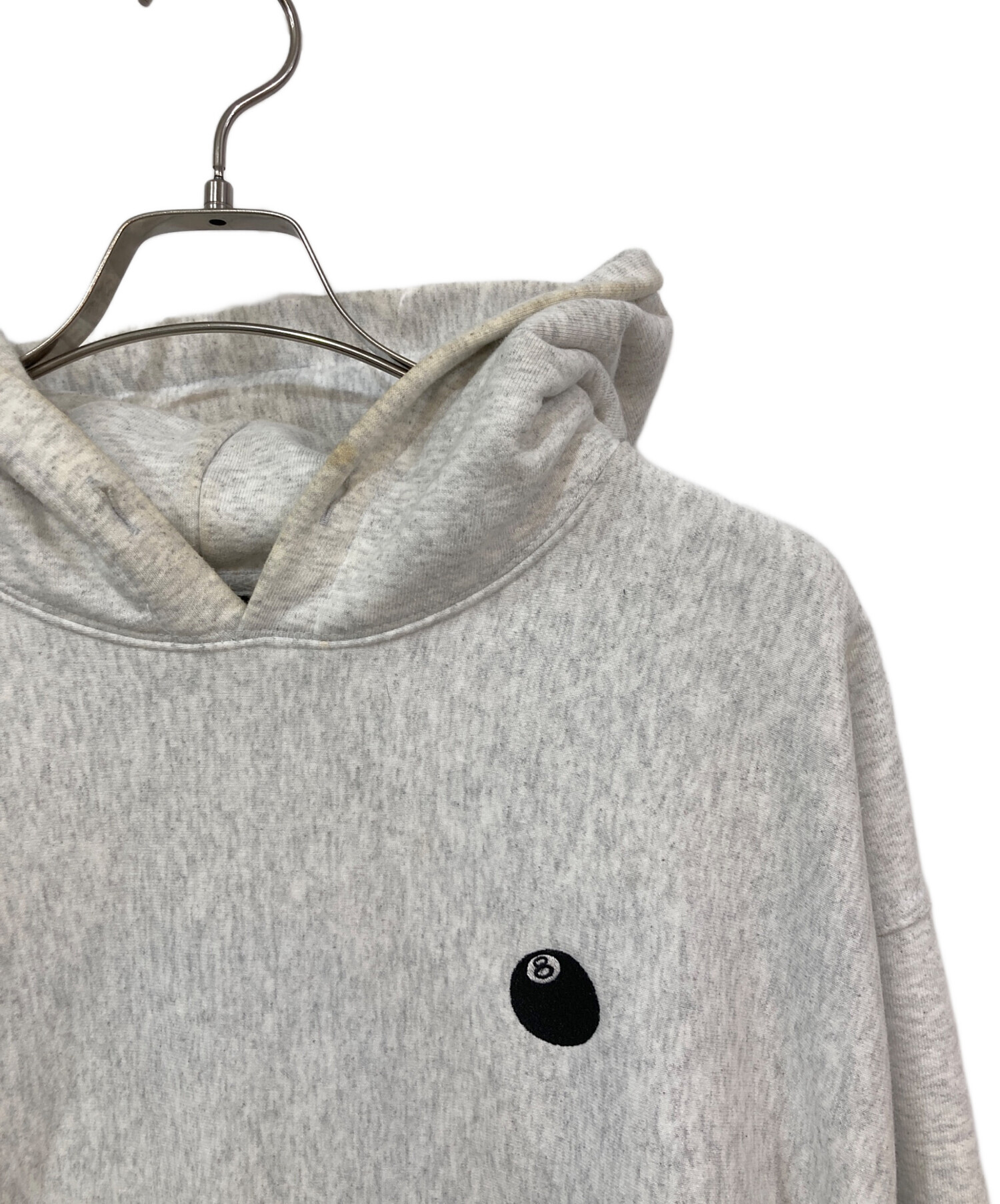 中古・古着通販】stussy (ステューシー) 8 BALL EMBROIDERED HOODIE/8 
