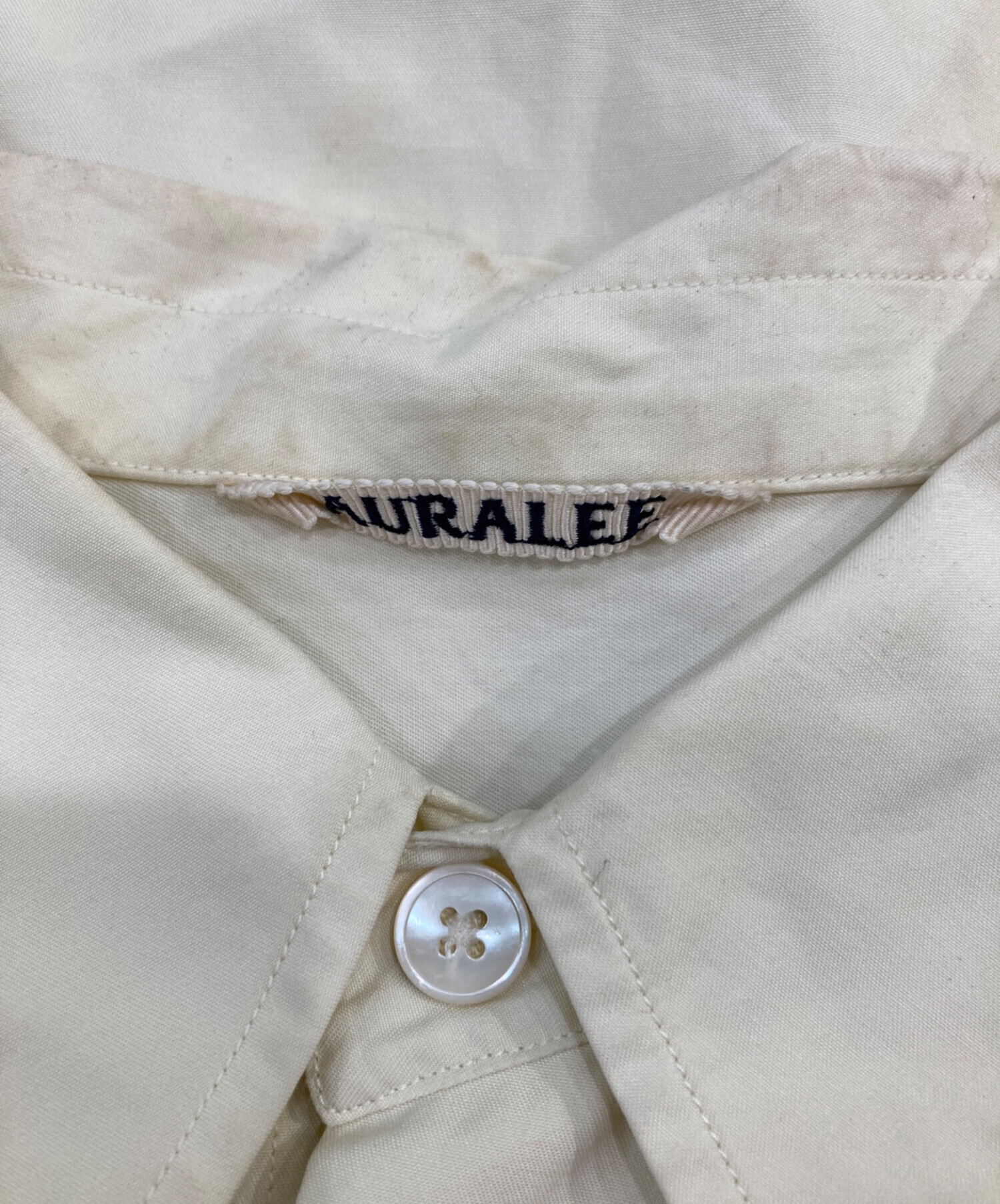 中古・古着通販】AURALEE (オーラリー) WASHED FINX TWILL BIG HALF