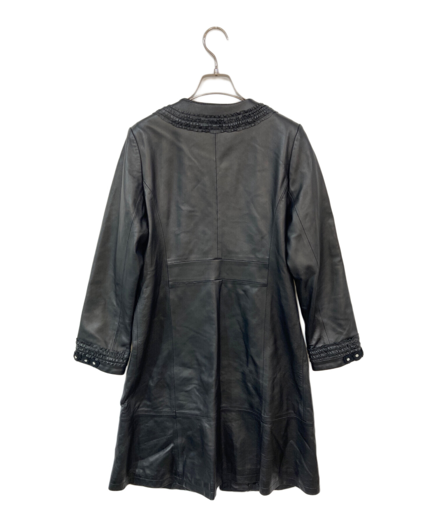 中古・古着通販】INGEBORG (インゲボルグ) ラムレザーロングコート 