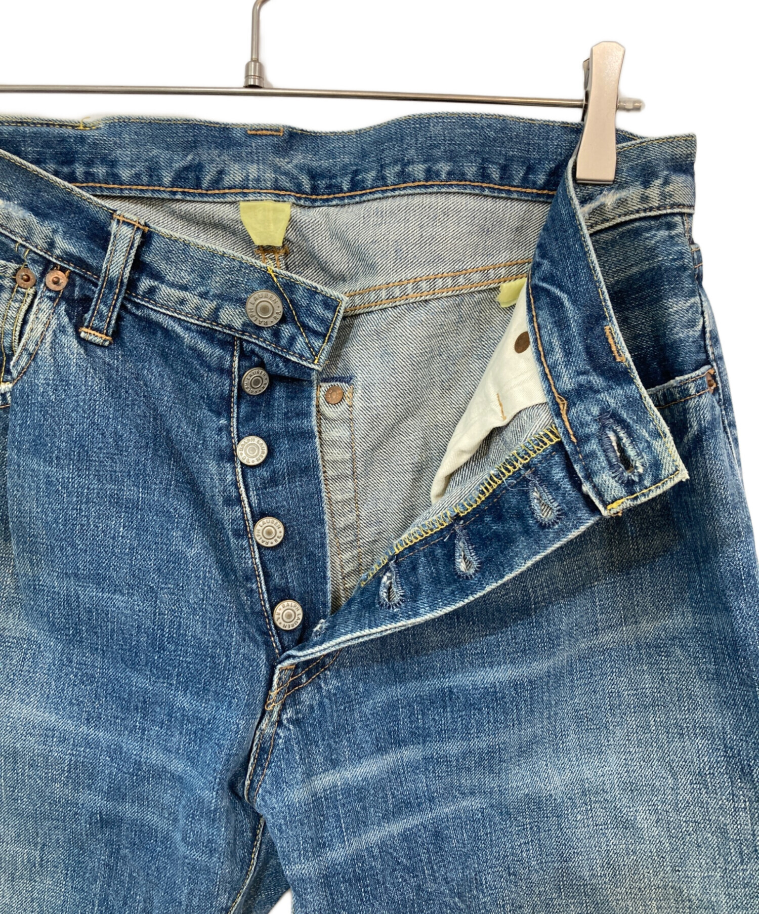 中古・古着通販】RRL (ダブルアールエル) ストレートデニムパンツ