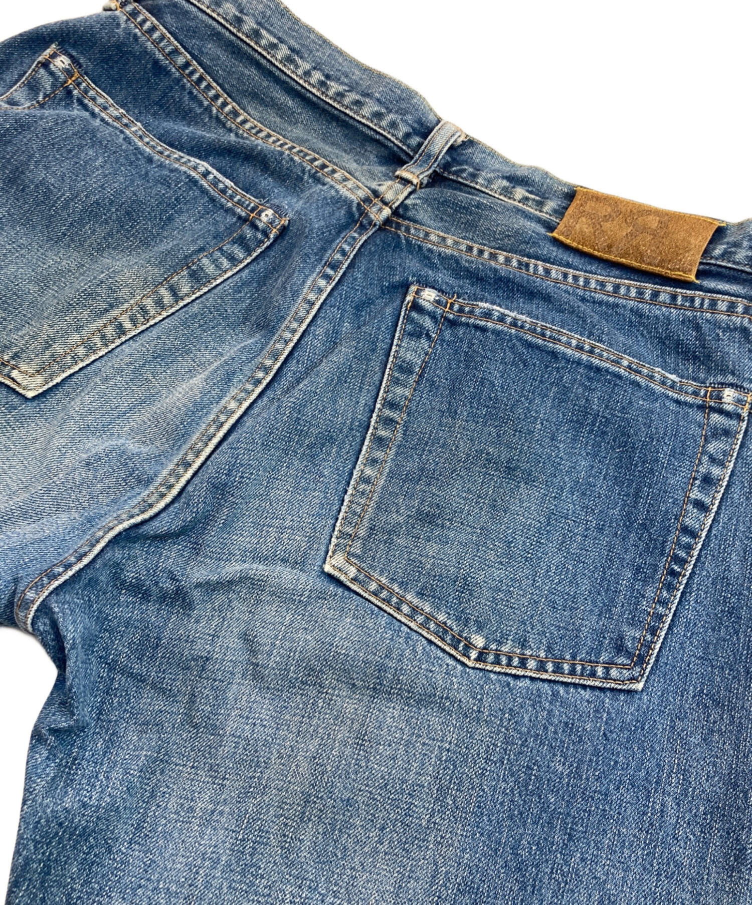 中古・古着通販】RRL (ダブルアールエル) ストレートデニムパンツ