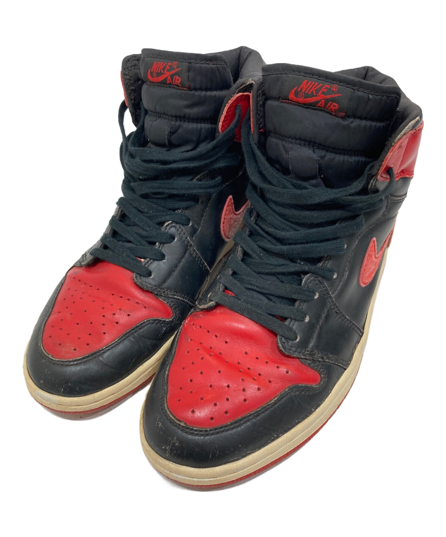 中古・古着通販】NIKE (ナイキ) AIR JORDAN 1 RETRO BLACK / VARSITY 