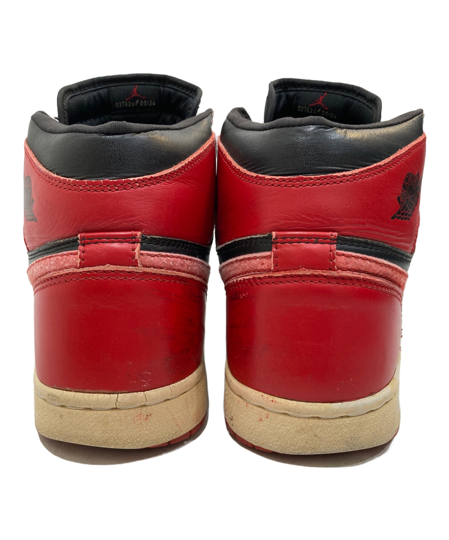 中古・古着通販】NIKE (ナイキ) AIR JORDAN 1 RETRO BLACK / VARSITY 