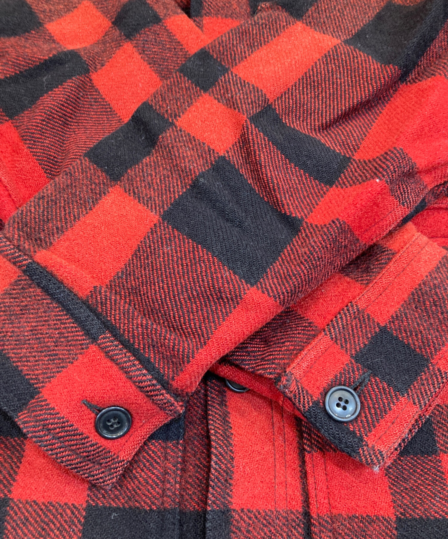 奇跡のデッド 新品 FILSON GARMENT フィルソンガーメント マッキーノ クルーザー ジャケット 40サイズ ウール チェック ブラック×グレー