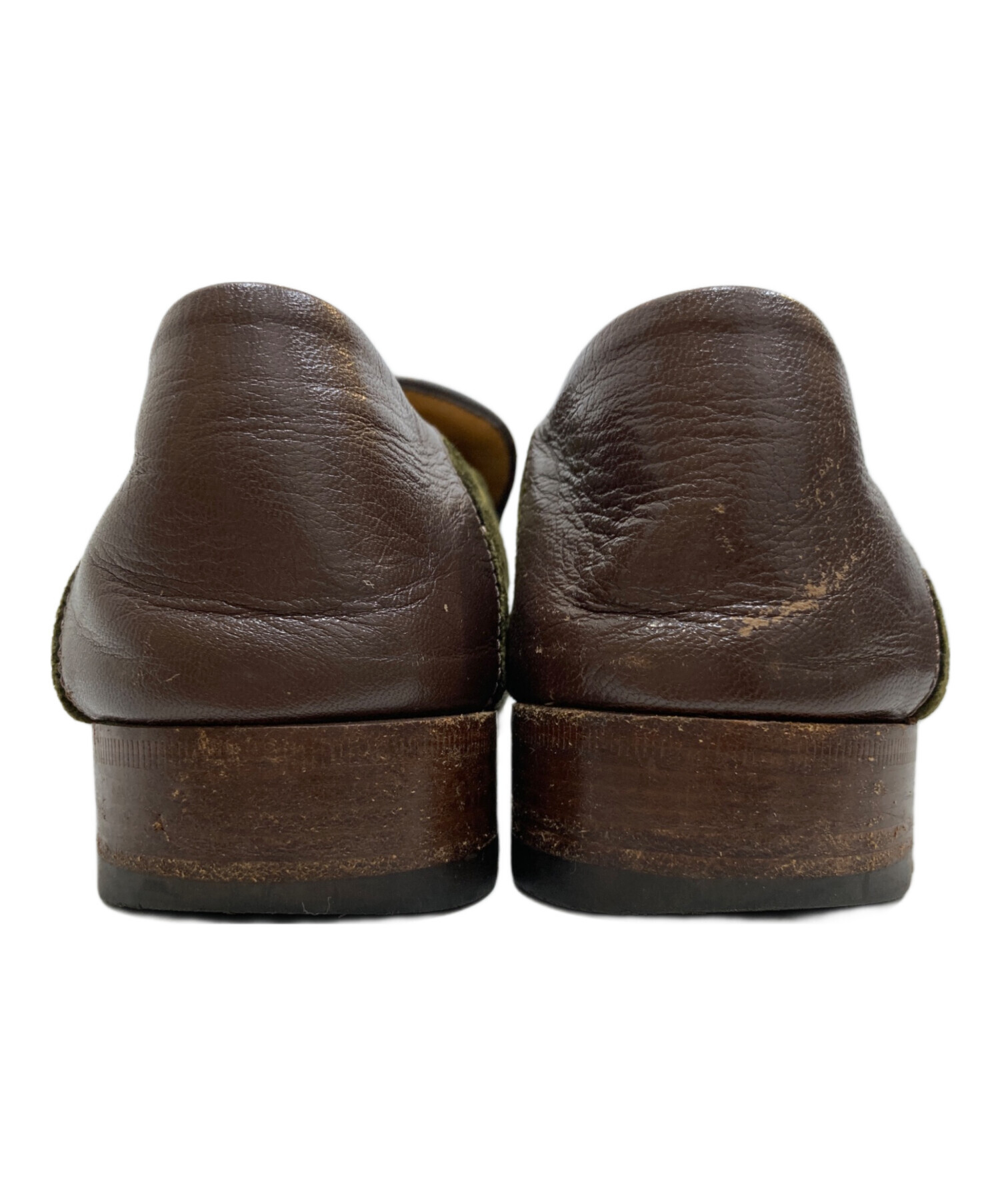 中古・古着通販】GUCCI (グッチ) ホスビットGGベルベットローファー