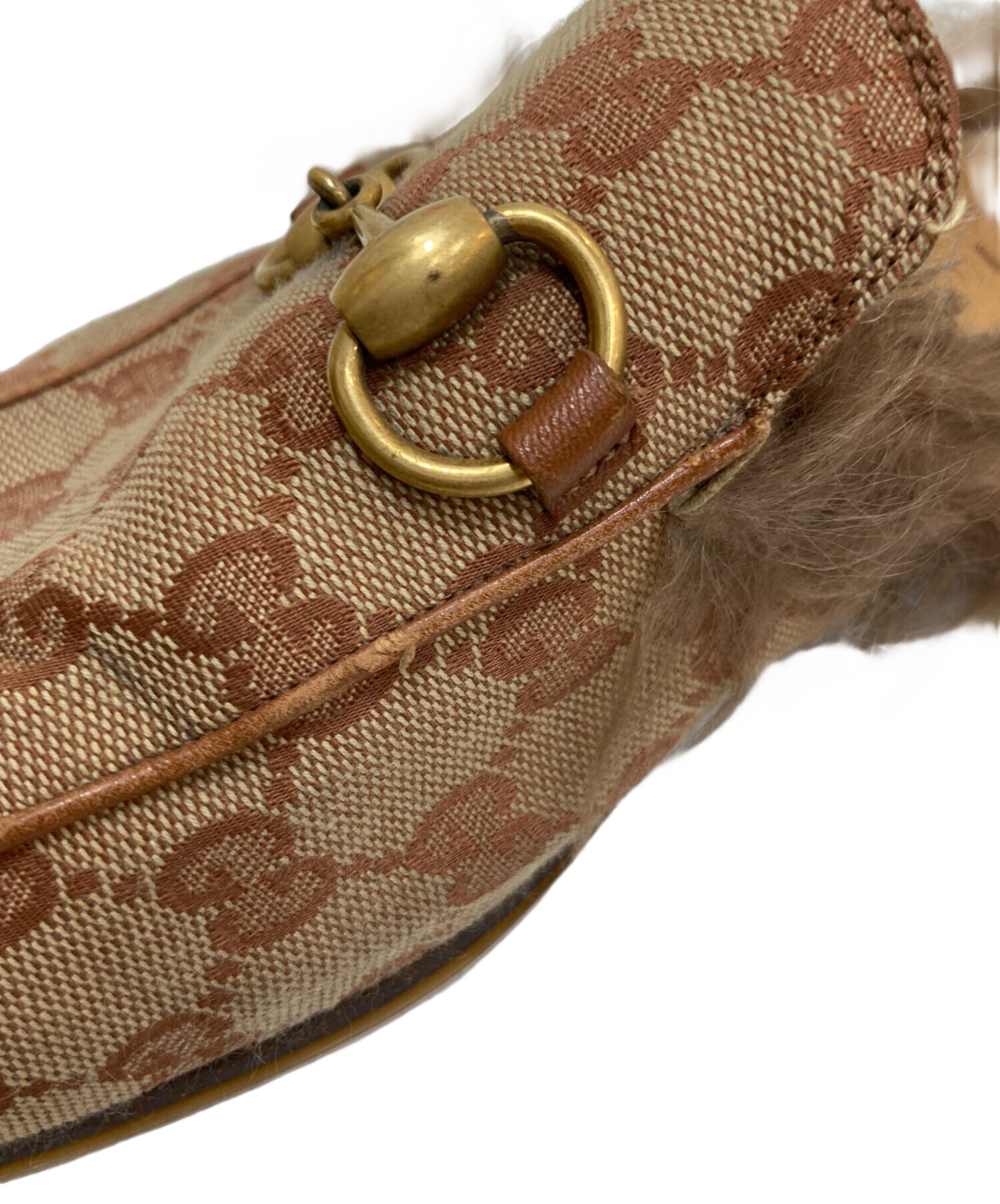 中古・古着通販】GUCCI (グッチ) プリンスタウンホースビット ファー