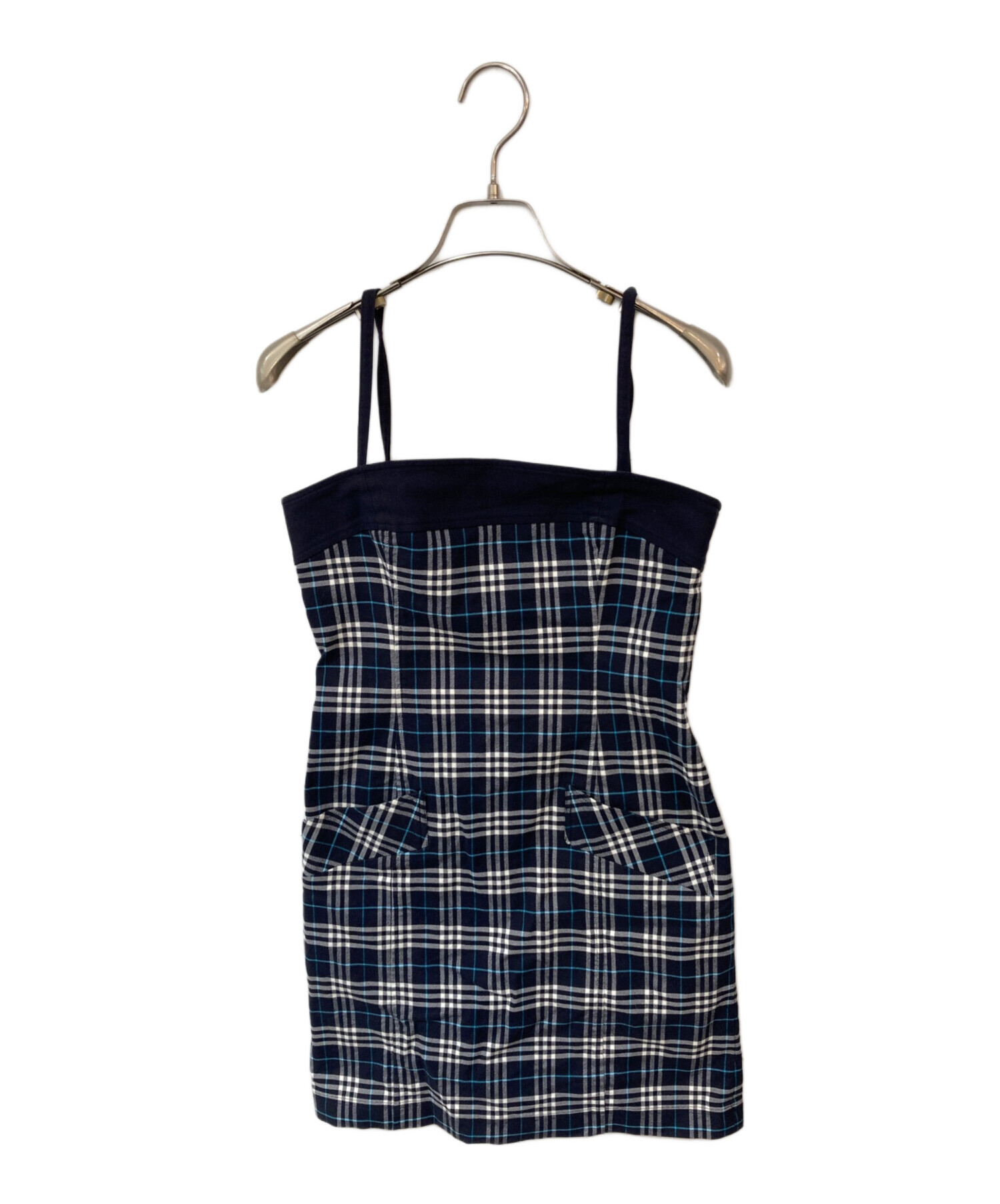 Burberry ブルーレーベル キャミトップス38size ノバチェック 中古・古着通販】BURBERRY BLUE LABEL (バーバリー ブルー レーベル