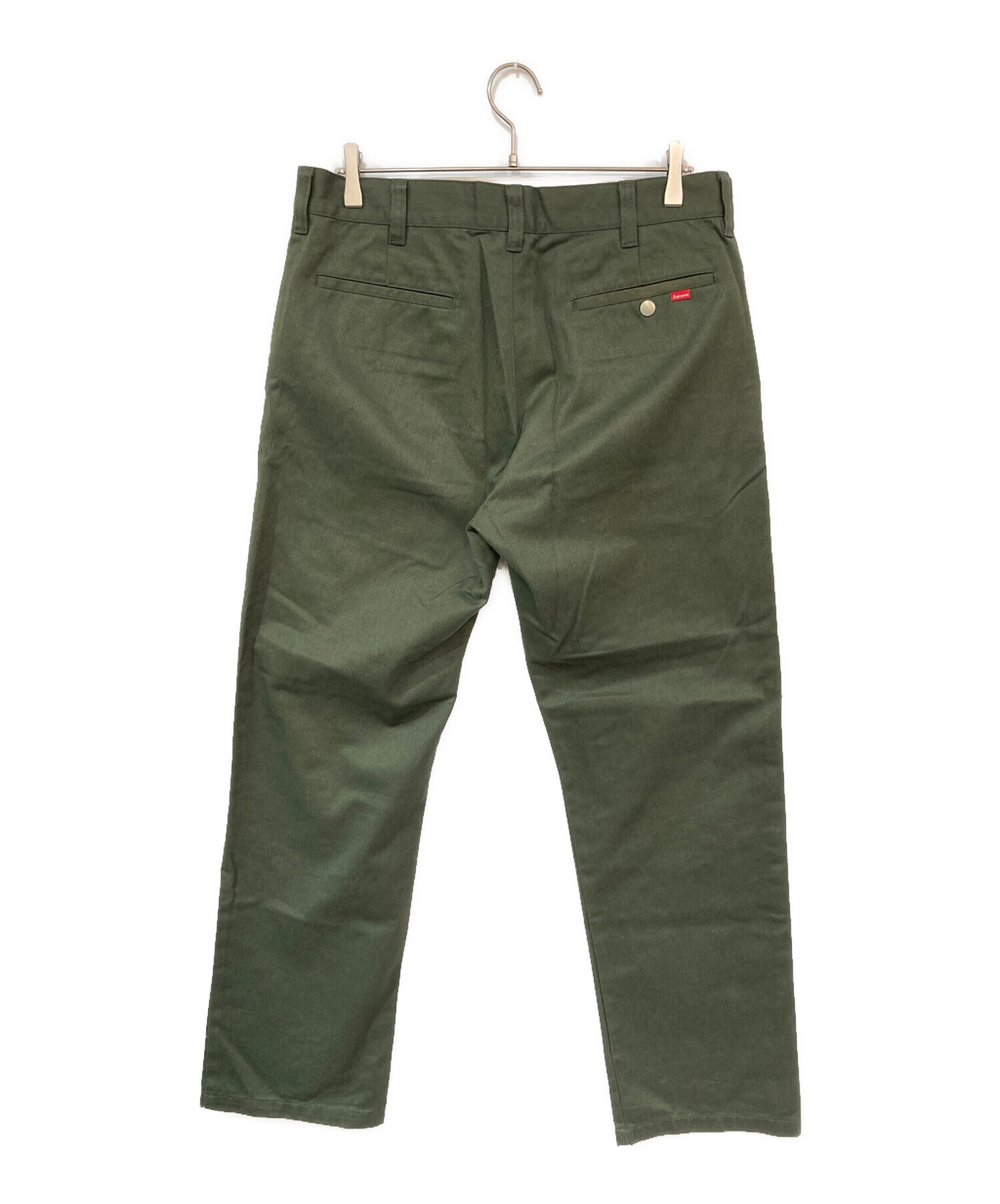 中古・古着通販】SUPREME (シュプリーム) ワークパンツ グリーン