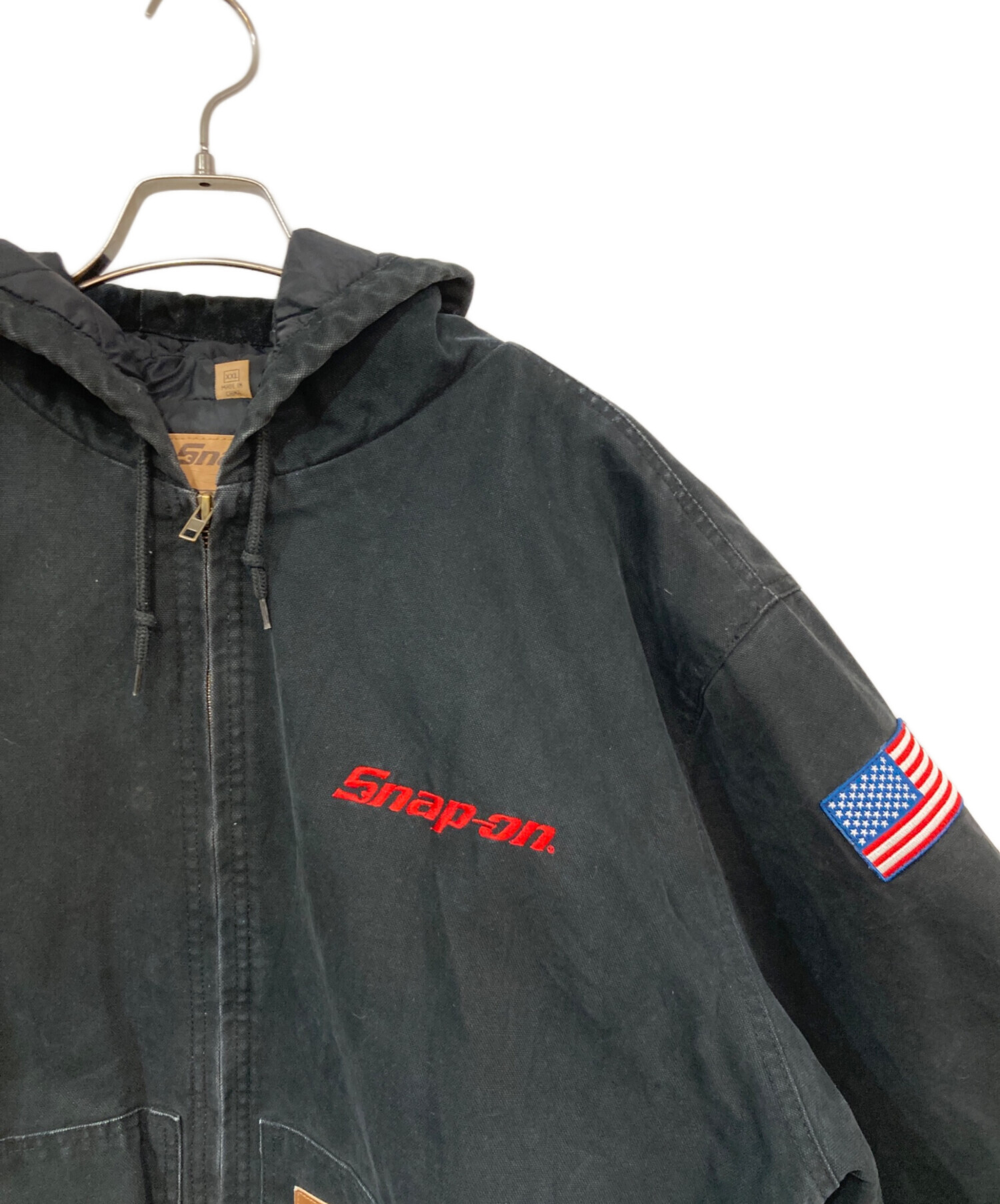 Snap-on ダックジャケット 中古・古着通販】SNAP-ON (スナップオン) ダックジャケット ブラック