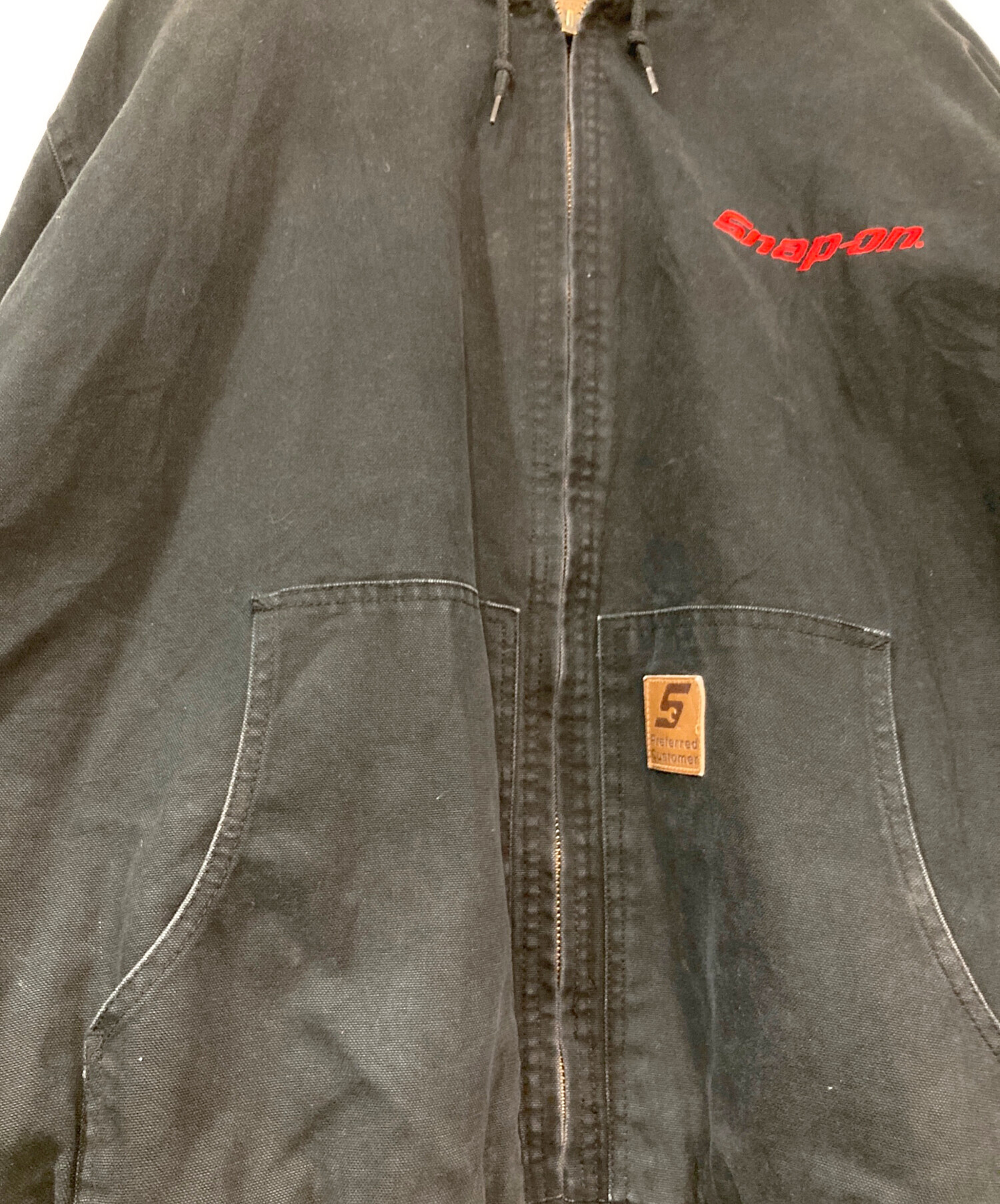 中古・古着通販】SNAP-ON (スナップオン) ダックジャケット ブラック