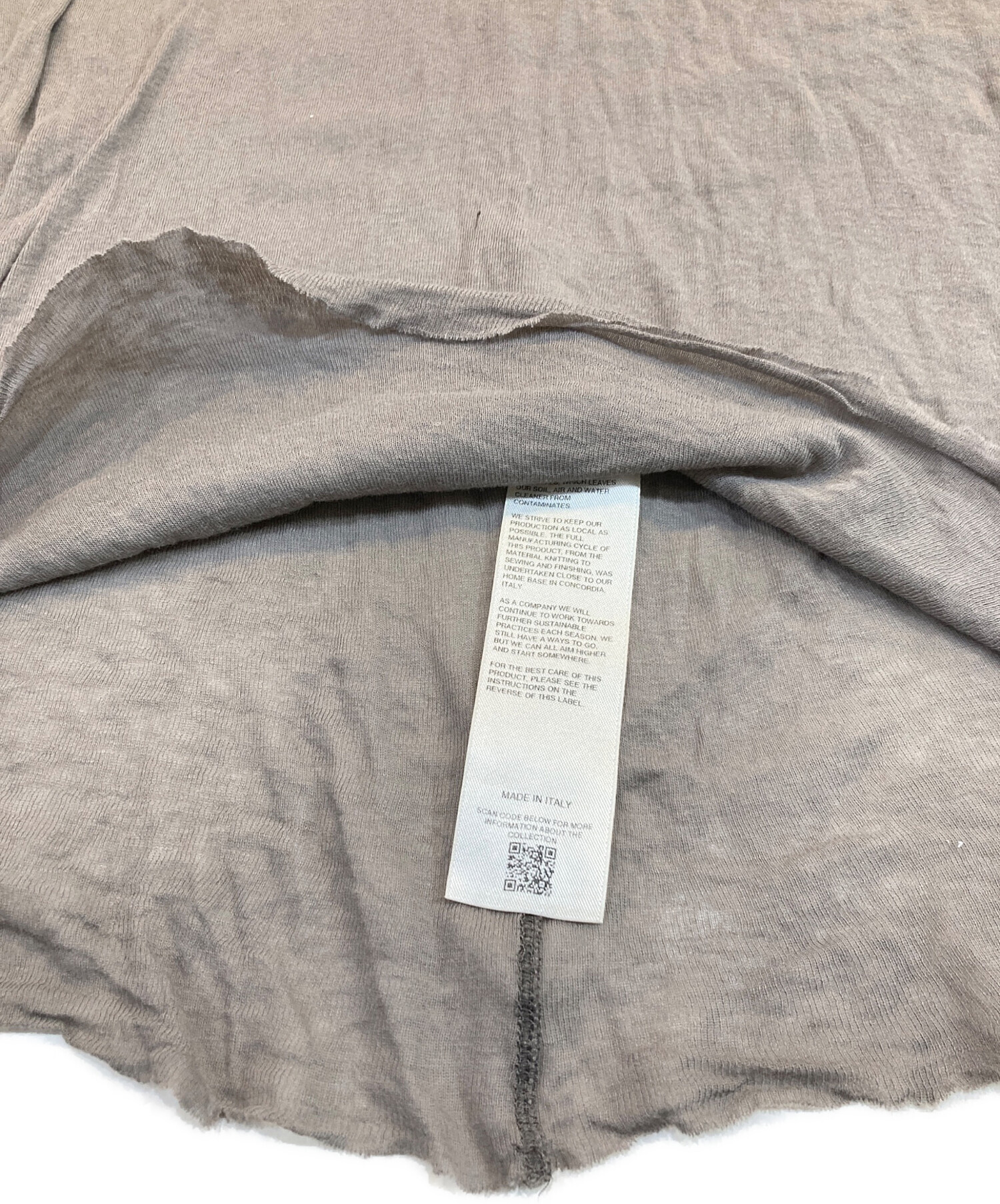 中古・古着通販】RICK OWENS (リックオウエンス) ロングスリーブ