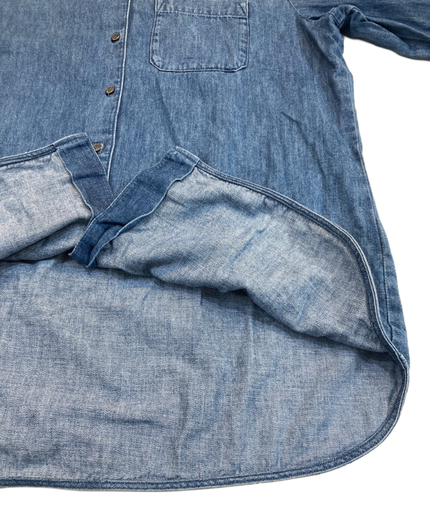 MAX MARA WEEK END LINE カジュアルシャツ XXL 青 【古着】【中古】【送料無料】 MAX MARA WEEK END LINE（マックスマーラ ウィークエンドライン）の