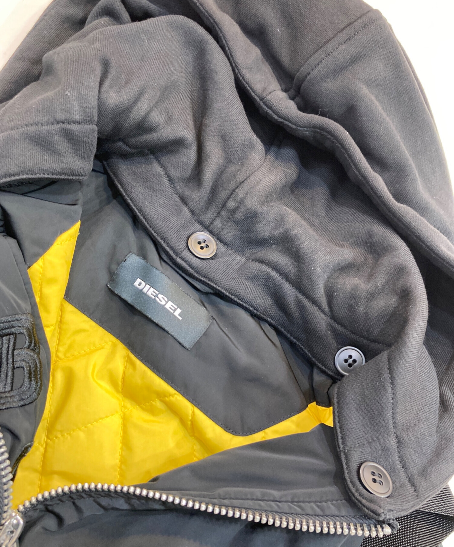 中古・古着通販】DIESEL (ディーゼル) フライトジャケット ブラック