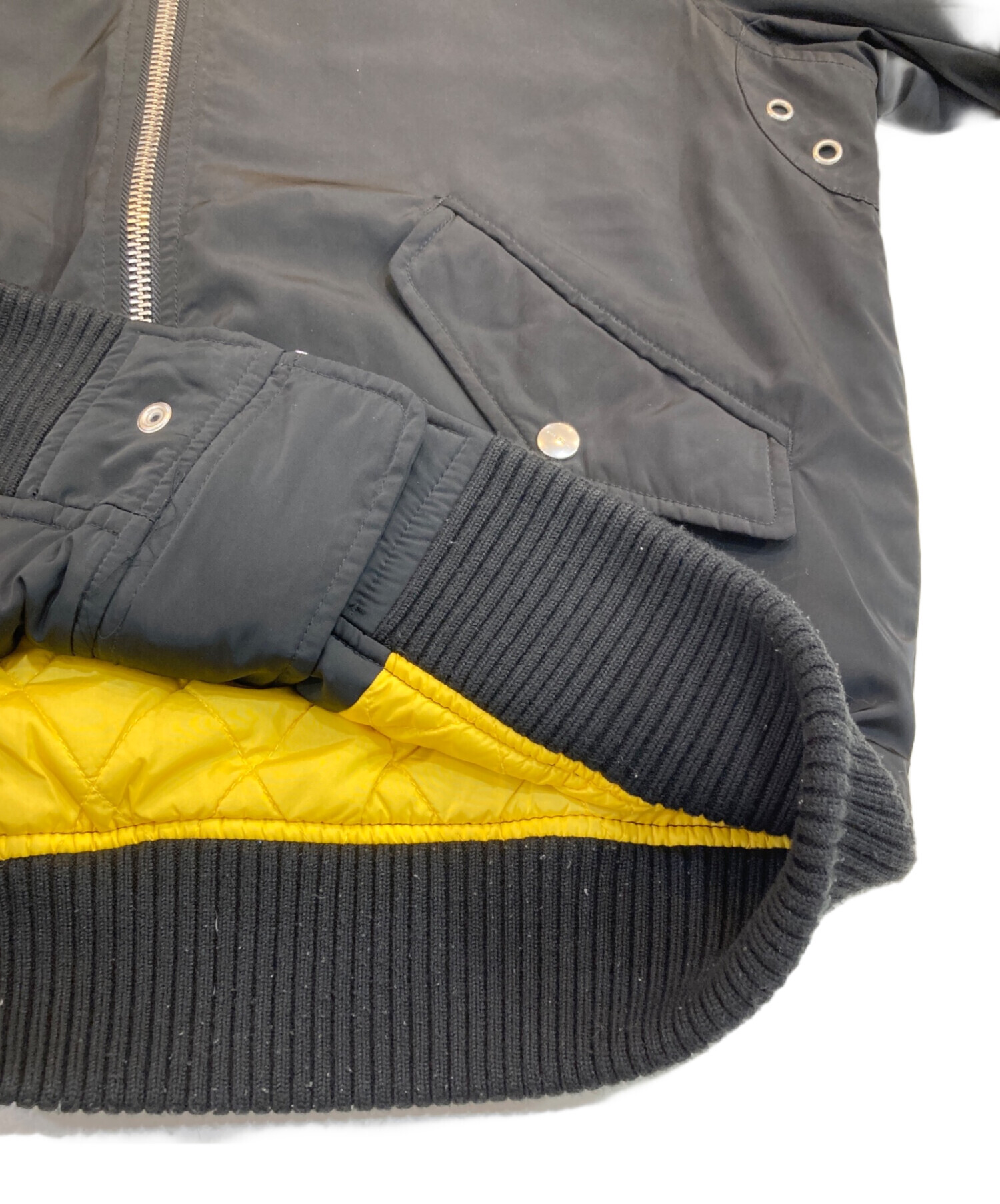 中古・古着通販】DIESEL (ディーゼル) フライトジャケット ブラック
