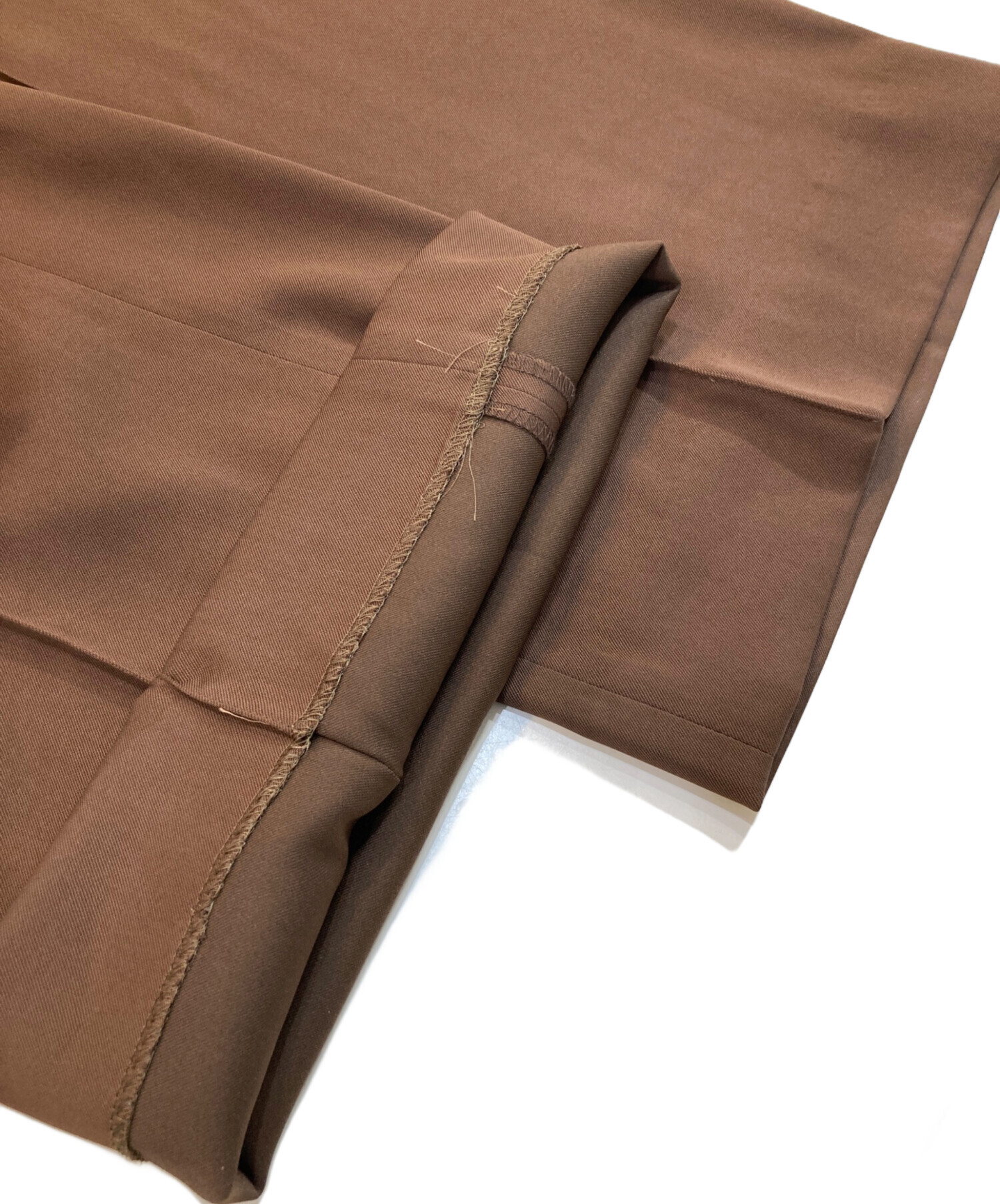 ☆美品☆【MUSE de Deuxieme Classe 】パンツ　38ブラウン MUSE de Deuxieme classe（ミューズデドゥーズィエムクラス）の「*Silk