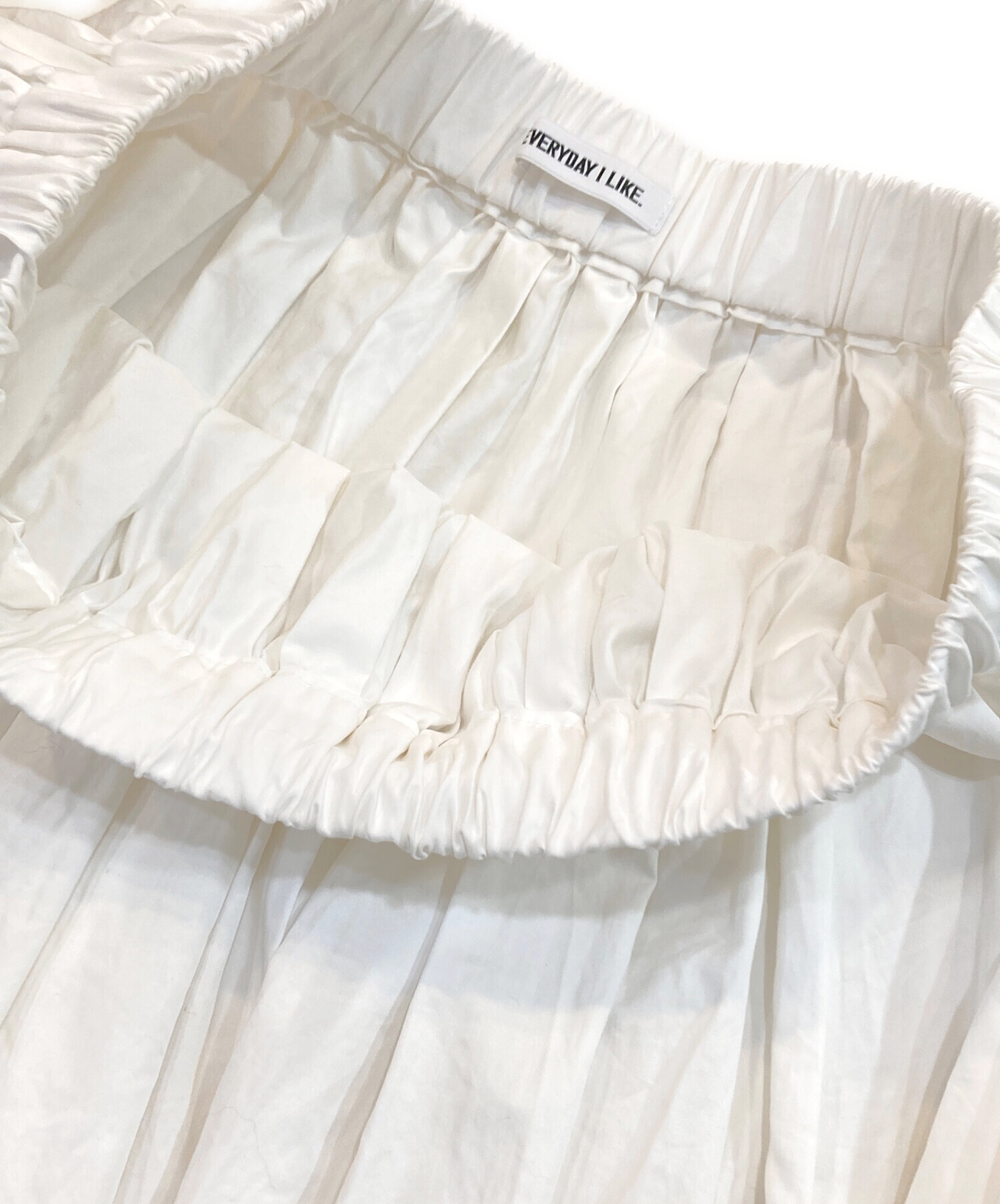 スカート EVERY DAY I LIKE. cotton Dramatic Gather スカート EVERY