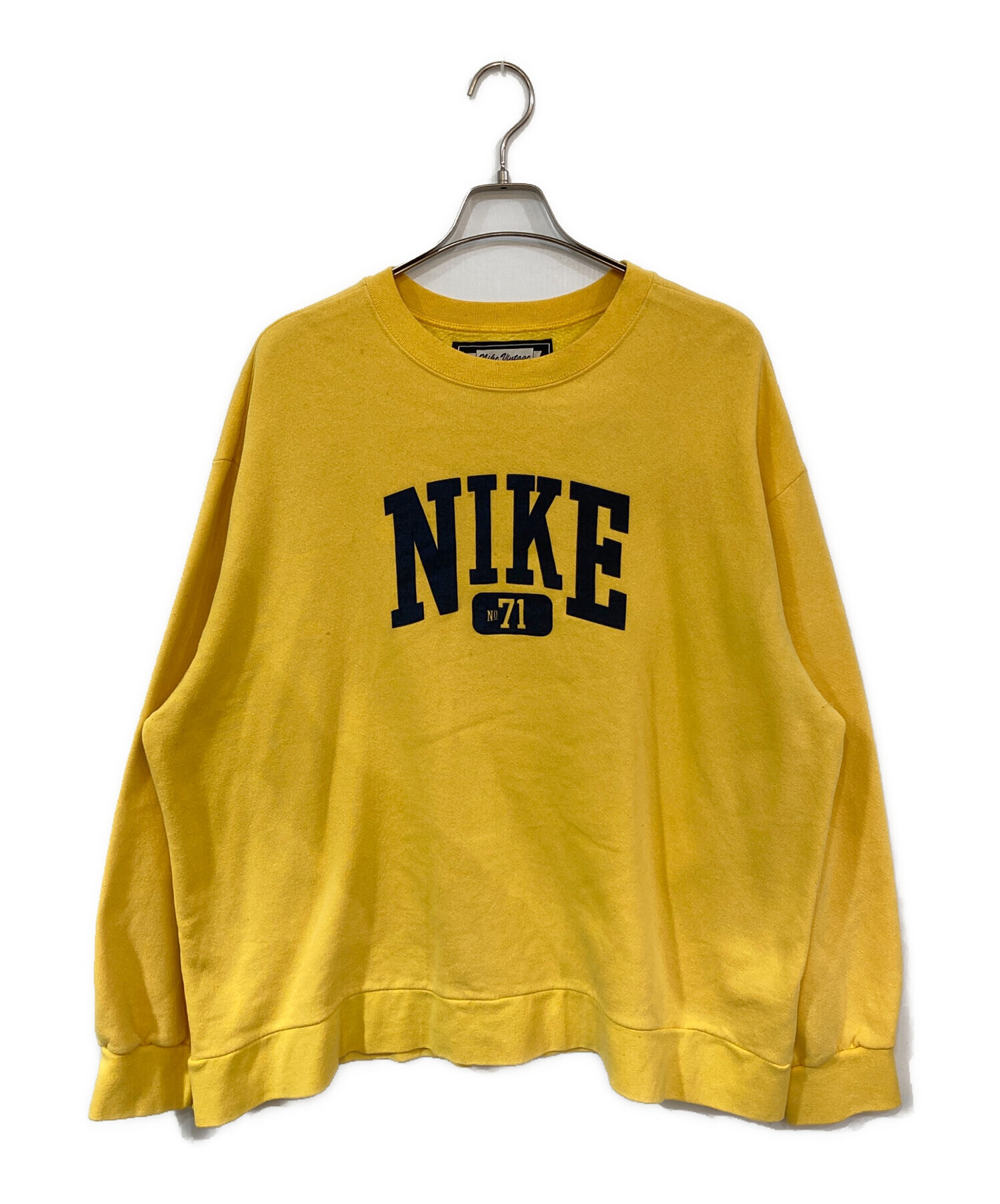 中古・古着通販】NIKE (ナイキ) ロゴスウェット イエロー サイズ:XXL 