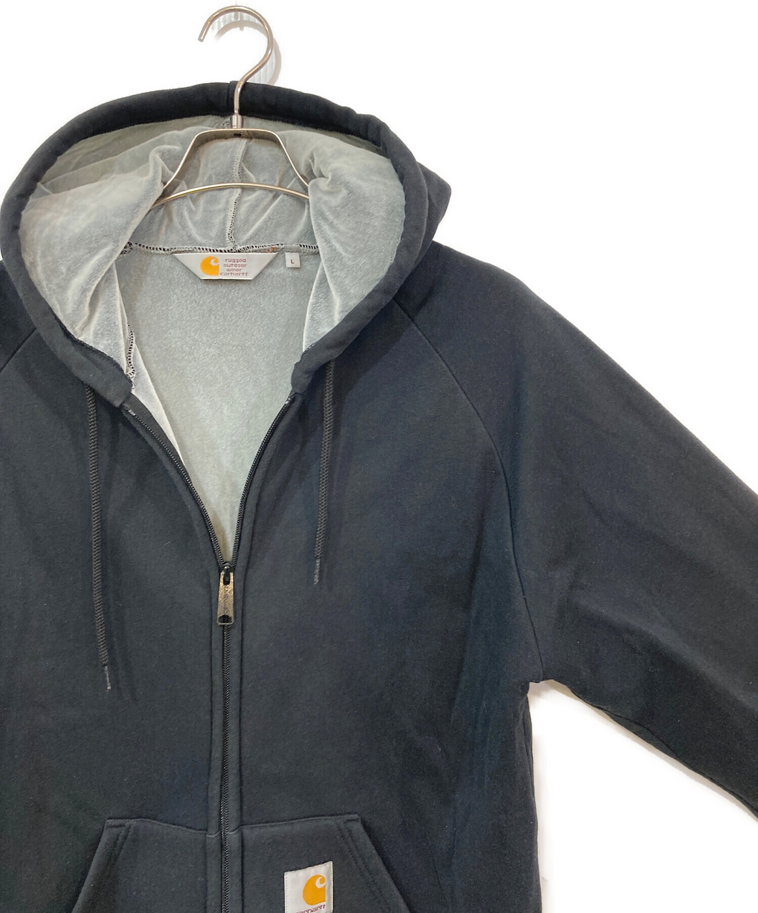 中古・古着通販】CarHartt (カーハート) ジップパーカー ブラック