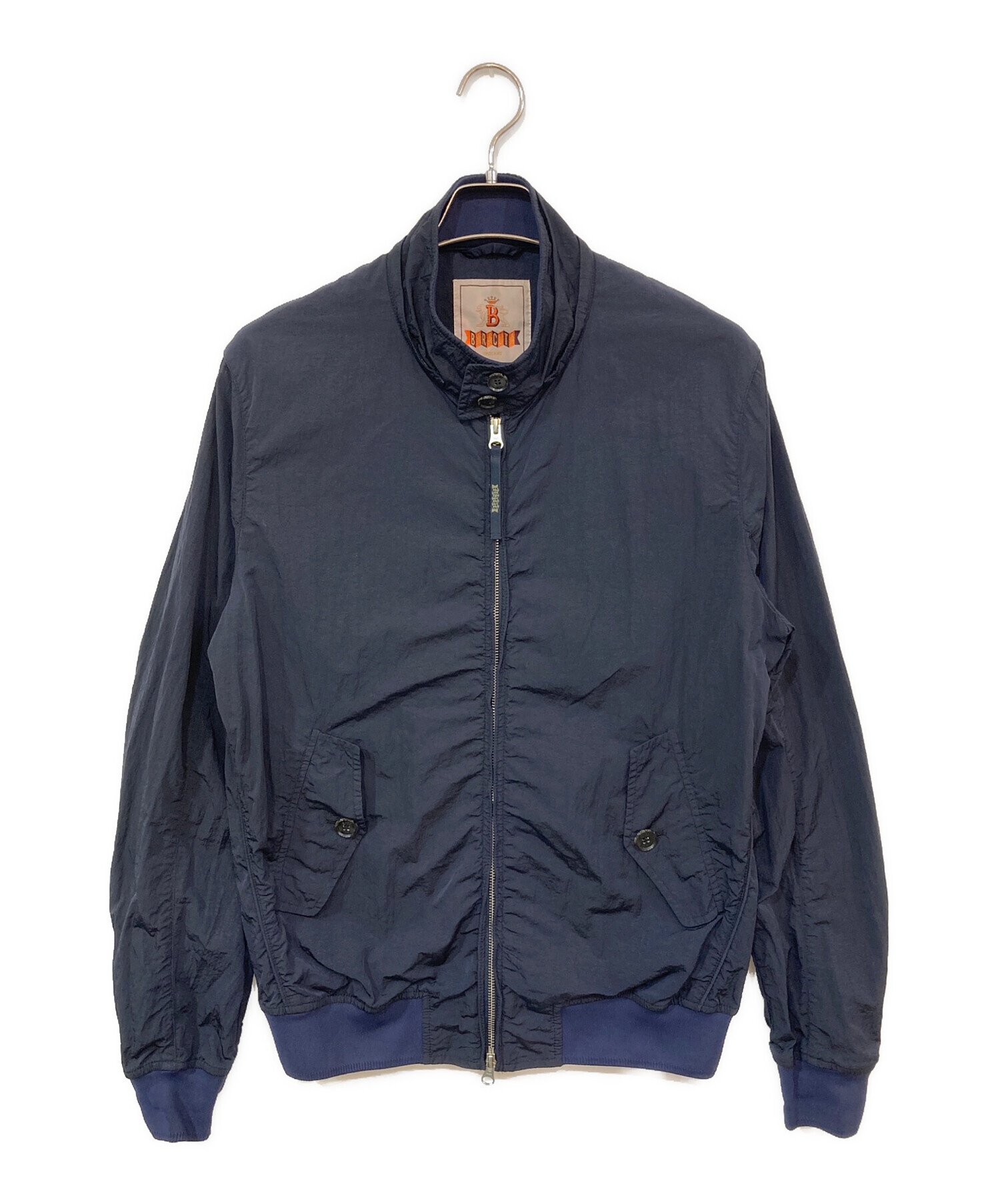 中古・古着通販】BARACUTA (バラクータ) ナイロンブルゾン ネイビー