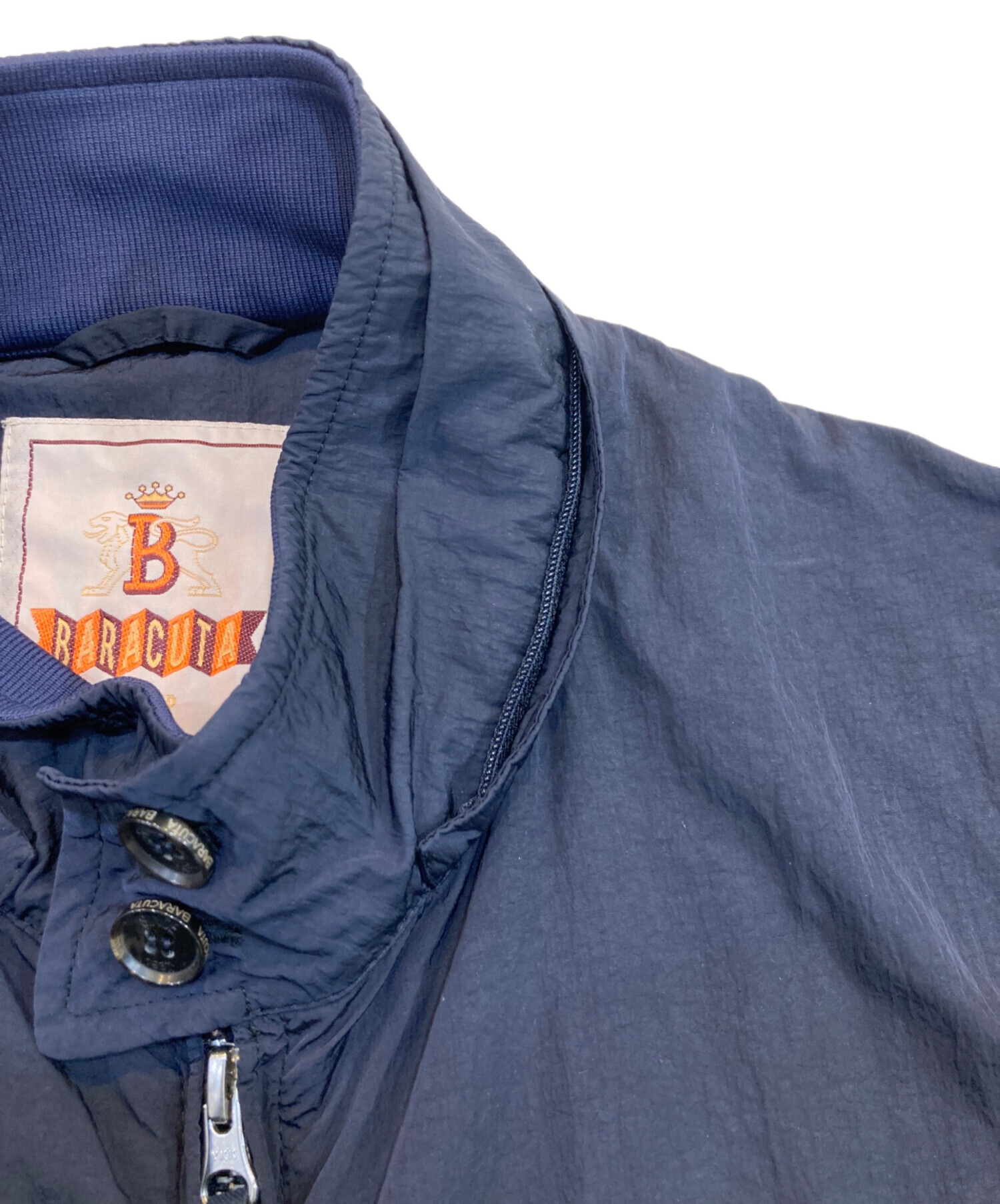 中古・古着通販】BARACUTA (バラクータ) ナイロンブルゾン ネイビー