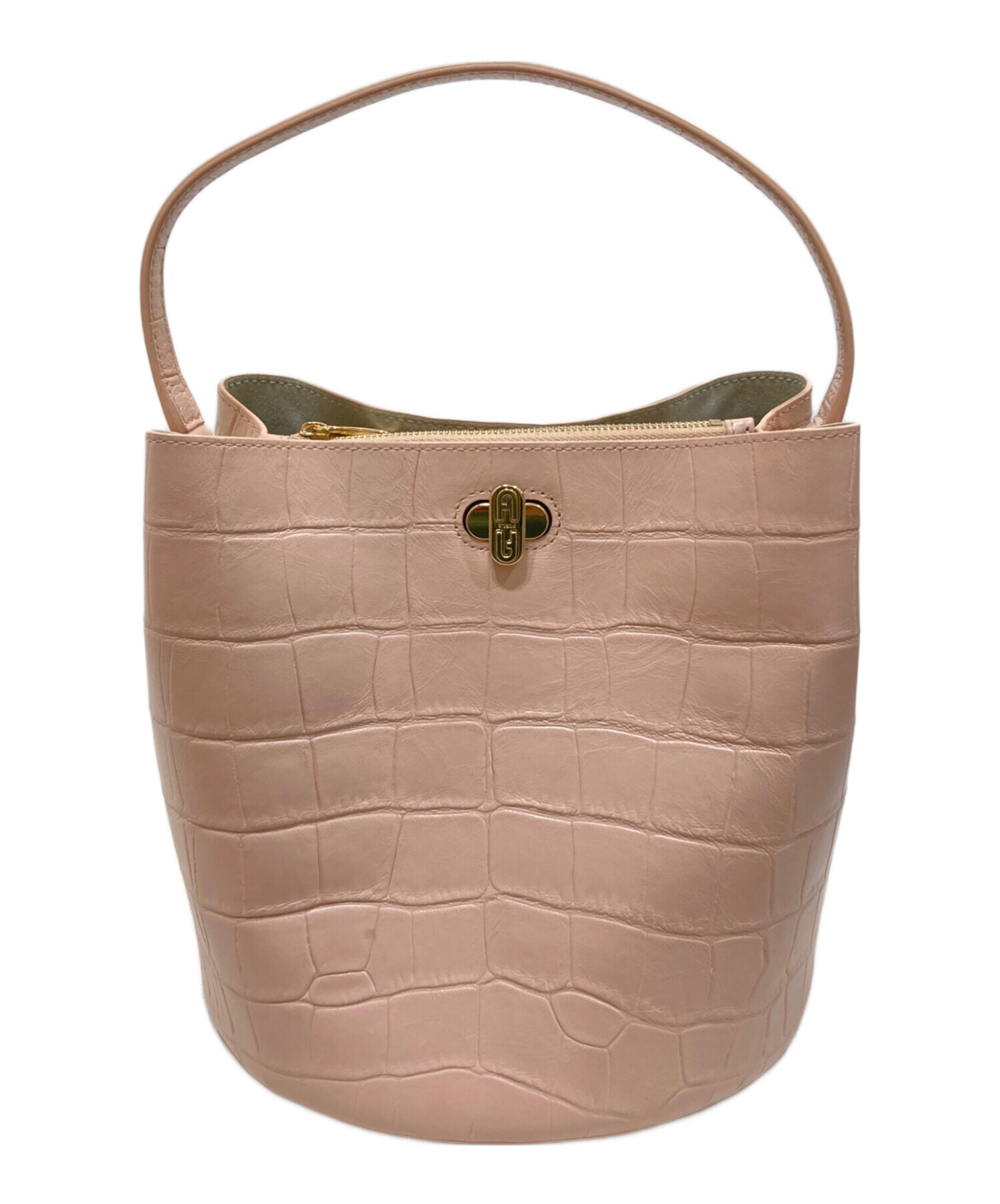 中古・古着通販】FURLA (フルラ) バケツショルダーバッグ ピンク