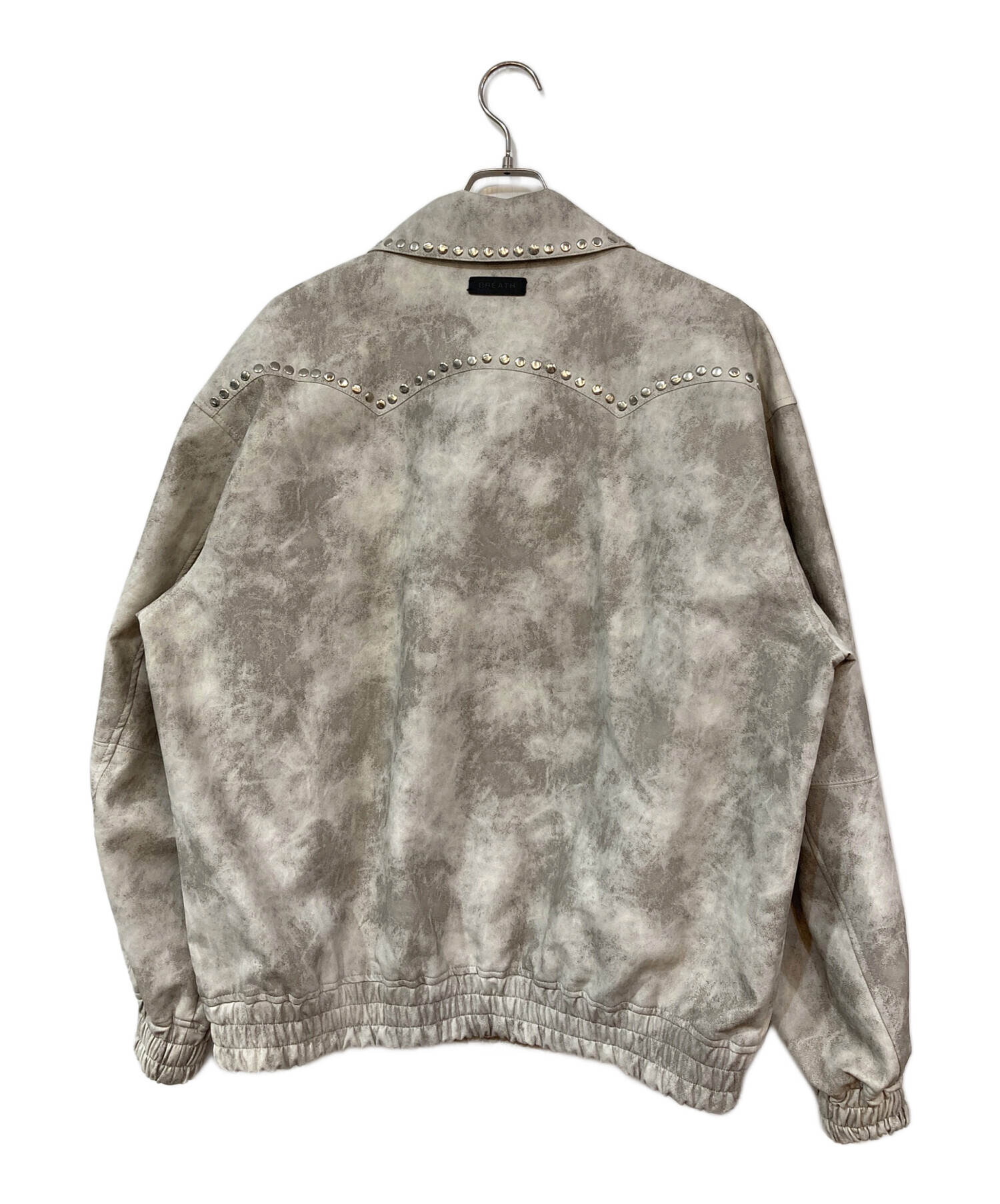 中古・古着通販】BREATH (ブレス) Shine Studs Varsity Jacket