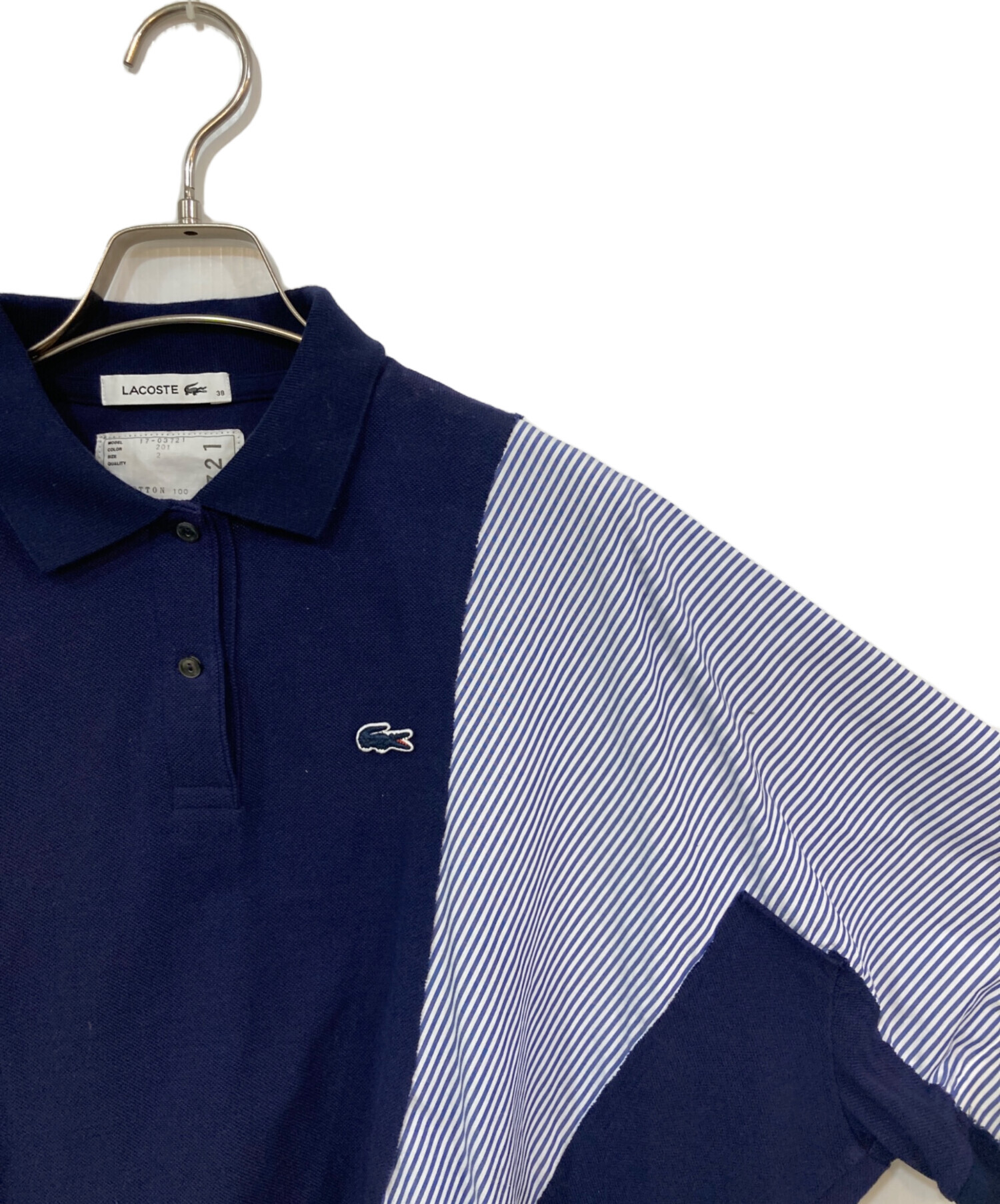 中古・古着通販】LACOSTE (ラコステ) sacai (サカイ) ポロシャツ