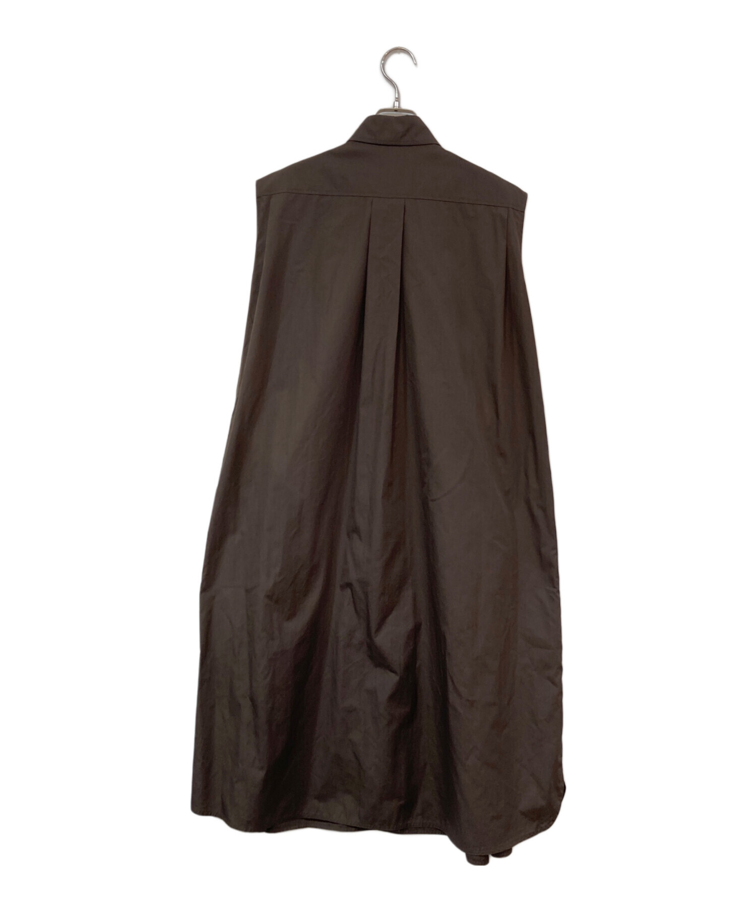 中古・古着通販】HERMES (エルメス) ノースリーブシャツワンピース