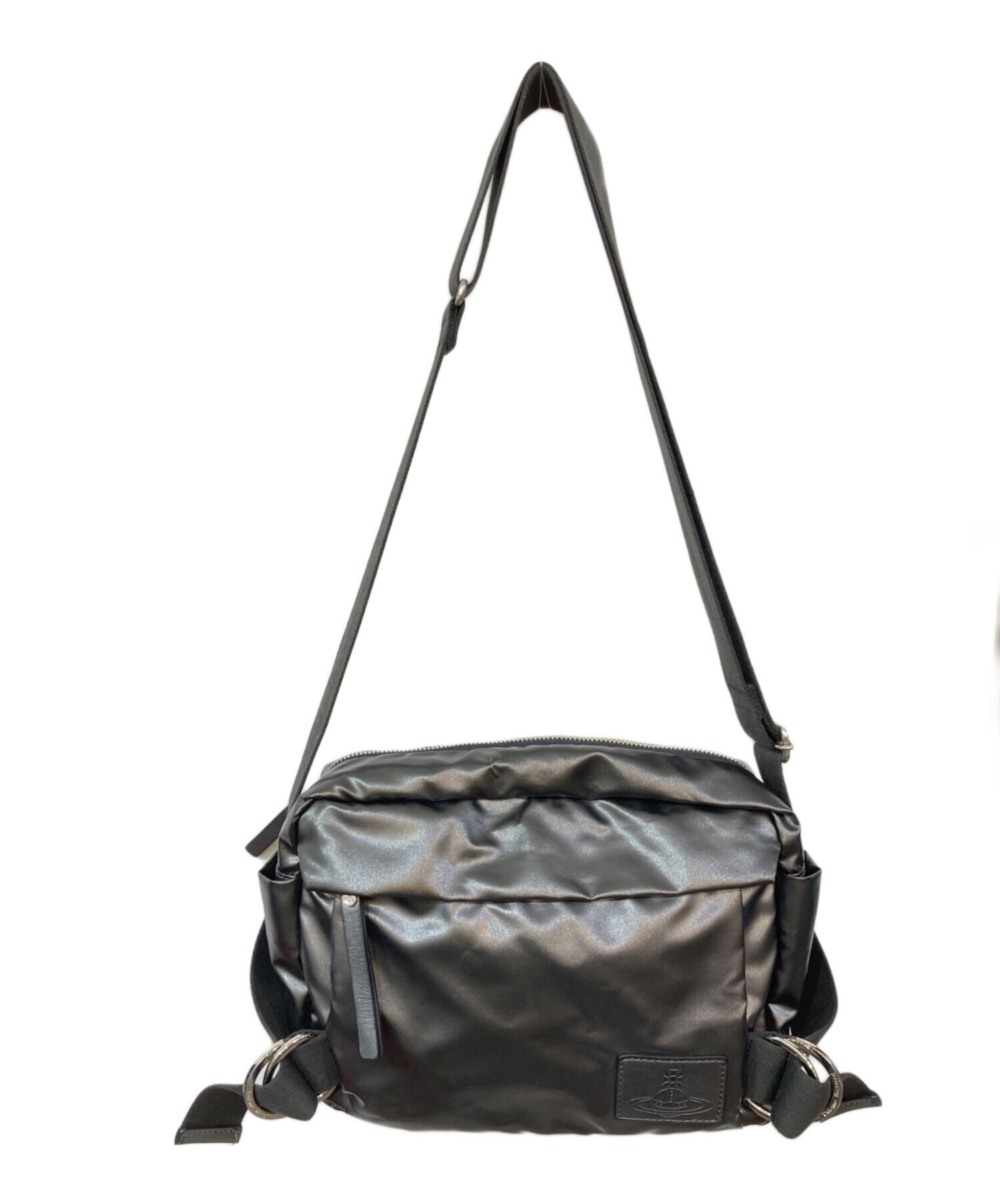 未使用級　Vivienne Westwood ショルダーバッグ　肩掛け　総ロゴ 中古・古着通販】Vivienne Westwood (ヴィヴィアンウエストウッド