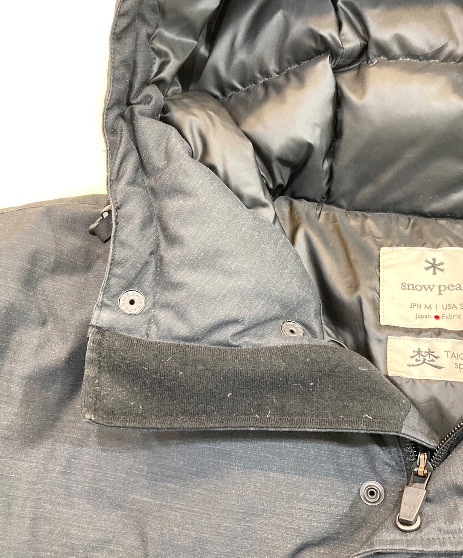 中古・古着通販】snow peak (スノーピーク) ダウンジャケット ブラック