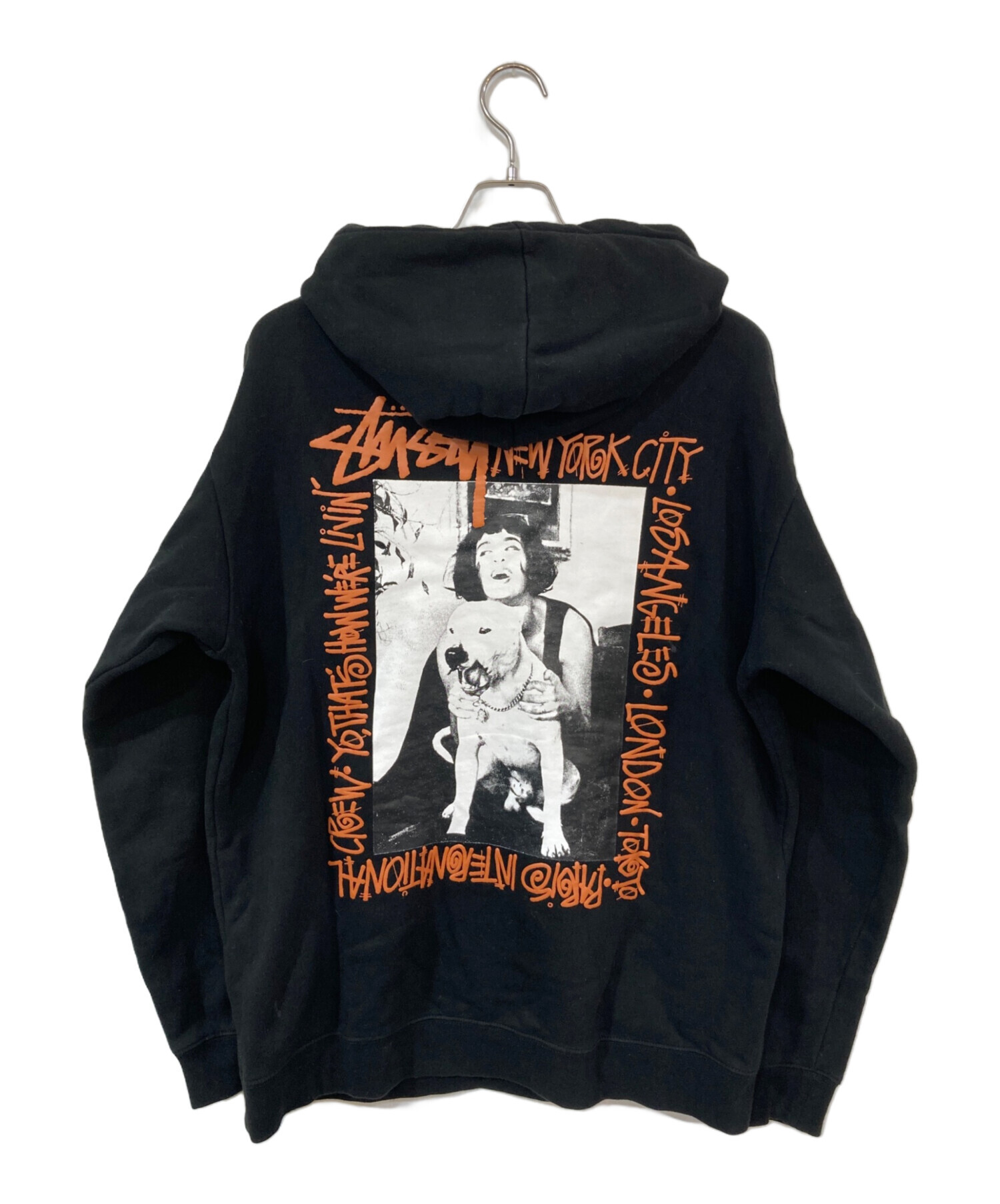 中古・古着通販】stussy (ステューシー) ハーフジップパーカー 