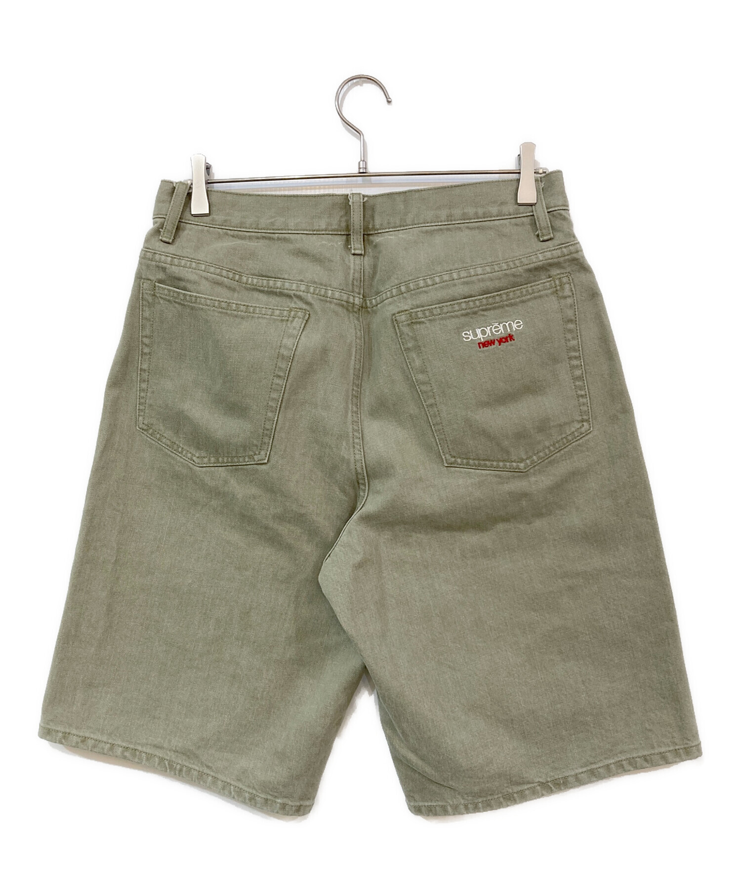 【Supreme】 baggy denim shorts 30 緑 中古・古着通販】SUPREME (シュプリーム) Baggy Denim Short/バギー
