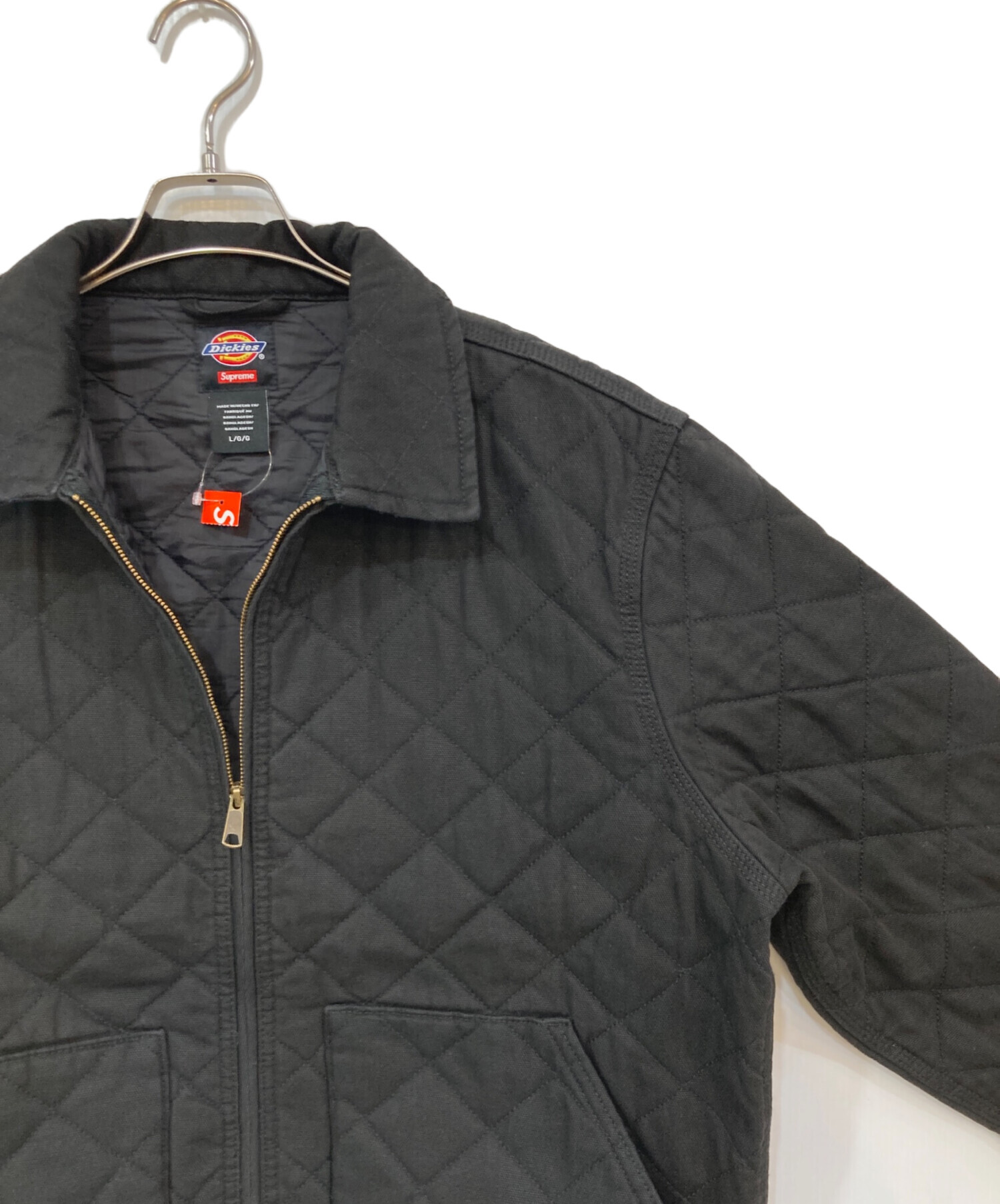 Dickies supreme ブラック キルティングジャケット S 中古・古着通販】Supreme (シュプリーム) Dickies (ディッキーズ