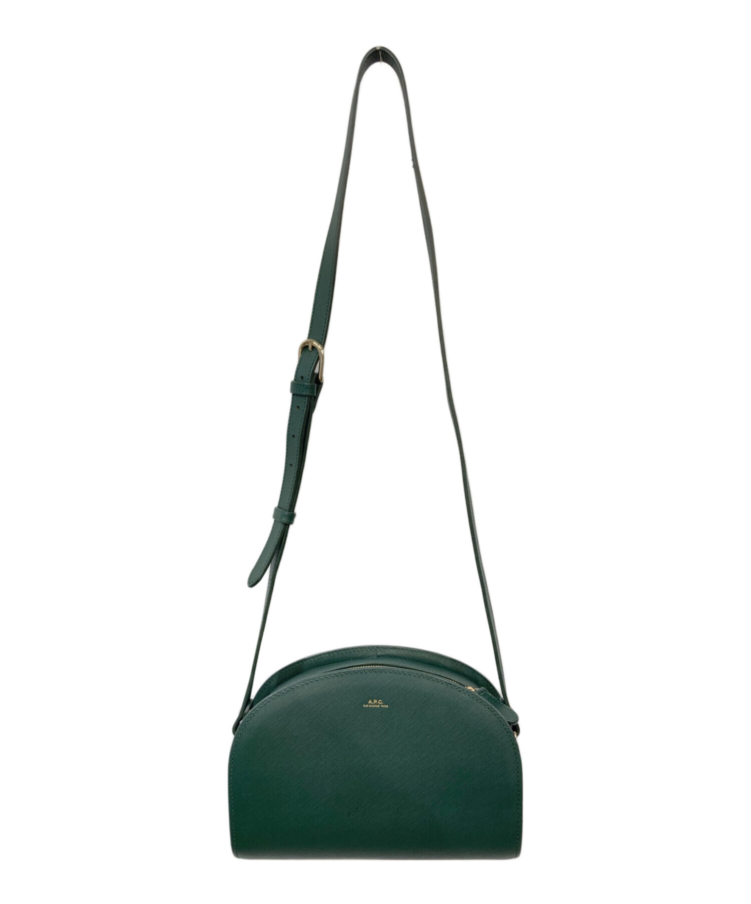 中古・古着通販】A.P.C. (アーペーセー) ショルダーバッグ グリーン