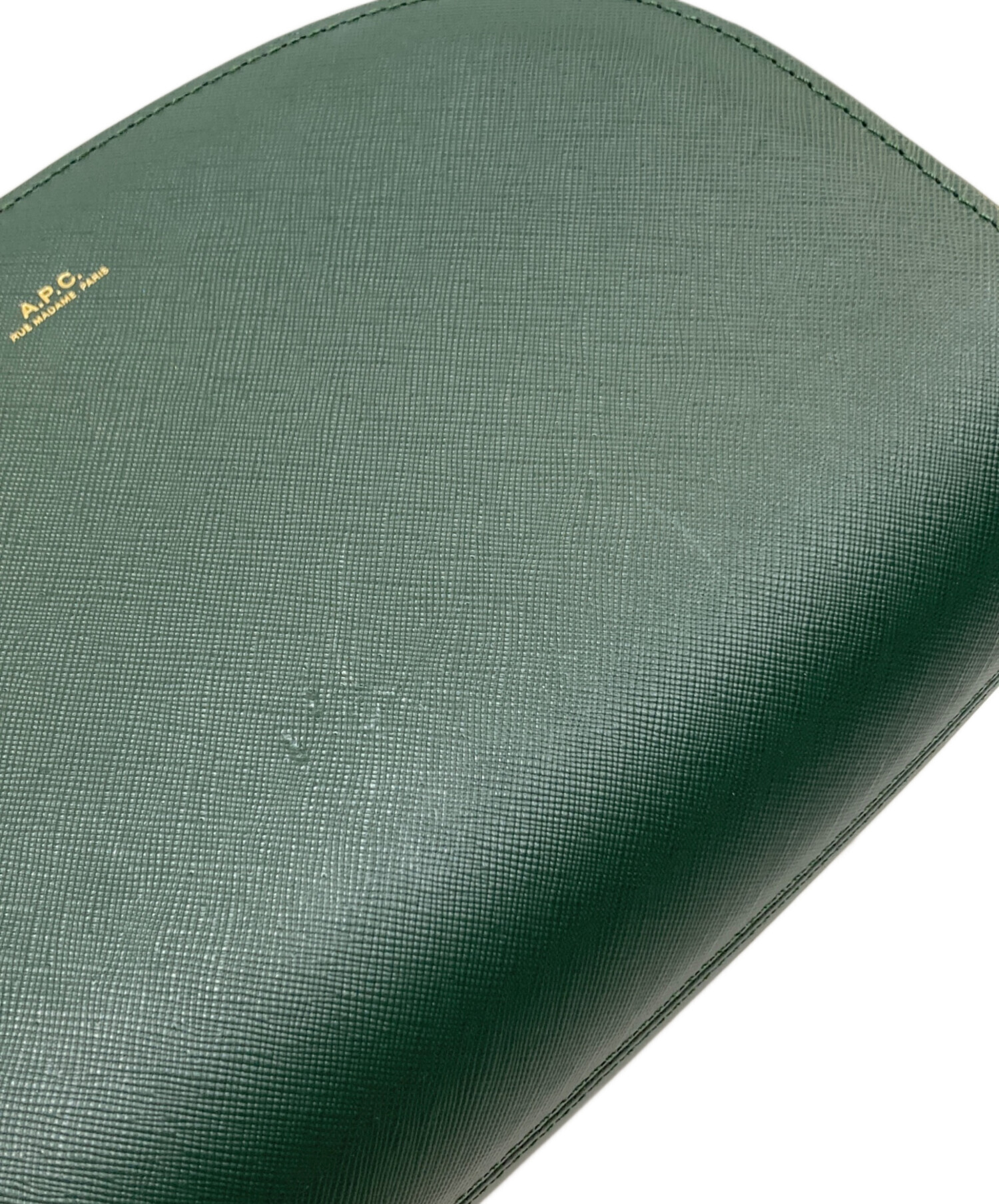 中古・古着通販】A.P.C. (アーペーセー) ショルダーバッグ グリーン