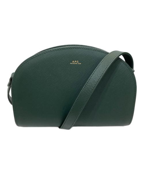 A.P.C. グリーンショルダーバッグ 中古・古着通販】A.P.C. (アーペーセー) ショルダーバッグ グリーン
