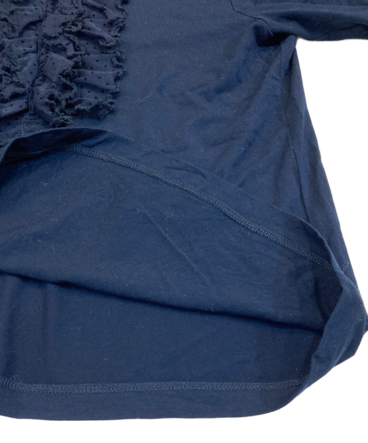 【新品】インゲボルグ INGEBORG チュニック ブラウス アンサンブル セール】 ○コサージュ付きフリルヨークブラウス （シャツ・ブラウス