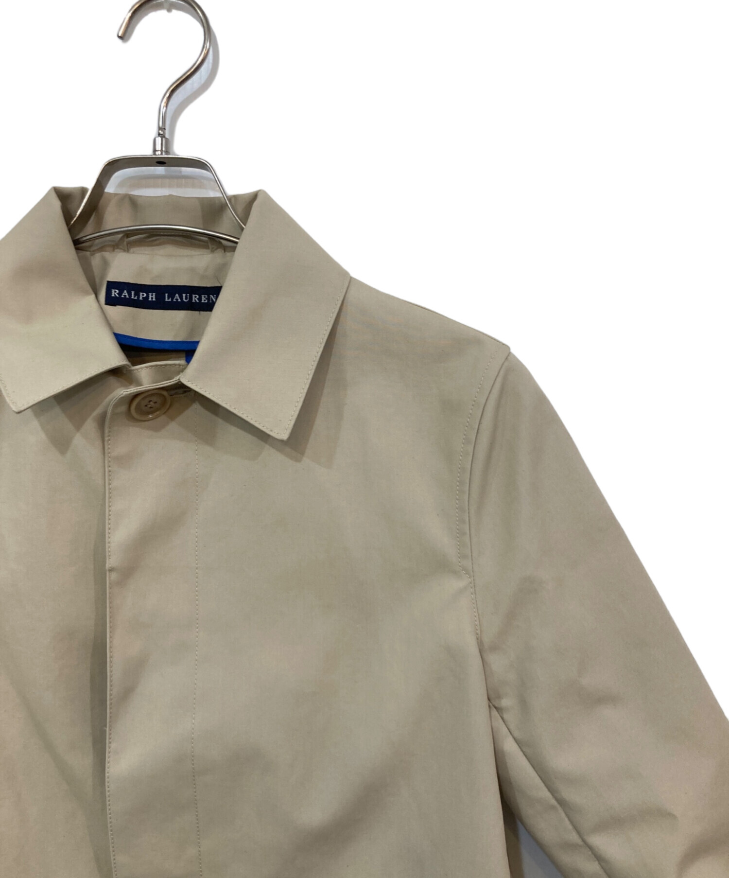 POLO RALPH LAUREN　ゴム引きステンカラーコート 中古・古着通販】RALPH LAUREN (ラルフローレン) ゴム引きステンカラー