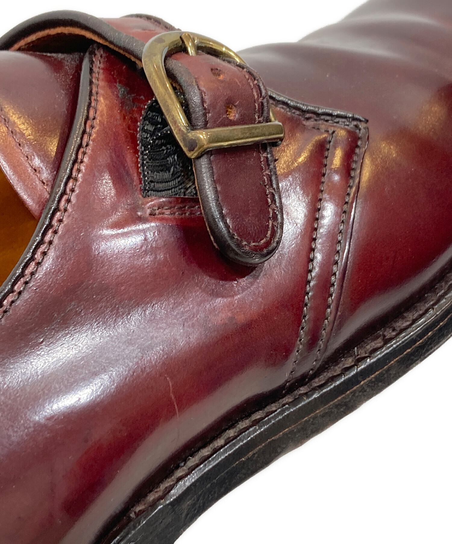 中古・古着通販】ALDEN (オールデン) コードバンモンクストラップ