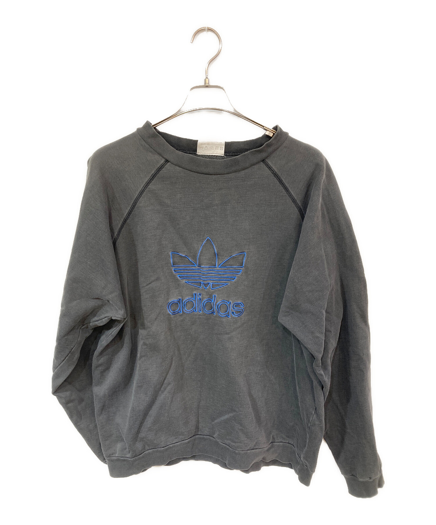 中古・古着通販】adidas (アディダス) フェードロゴスウェット グレー 
