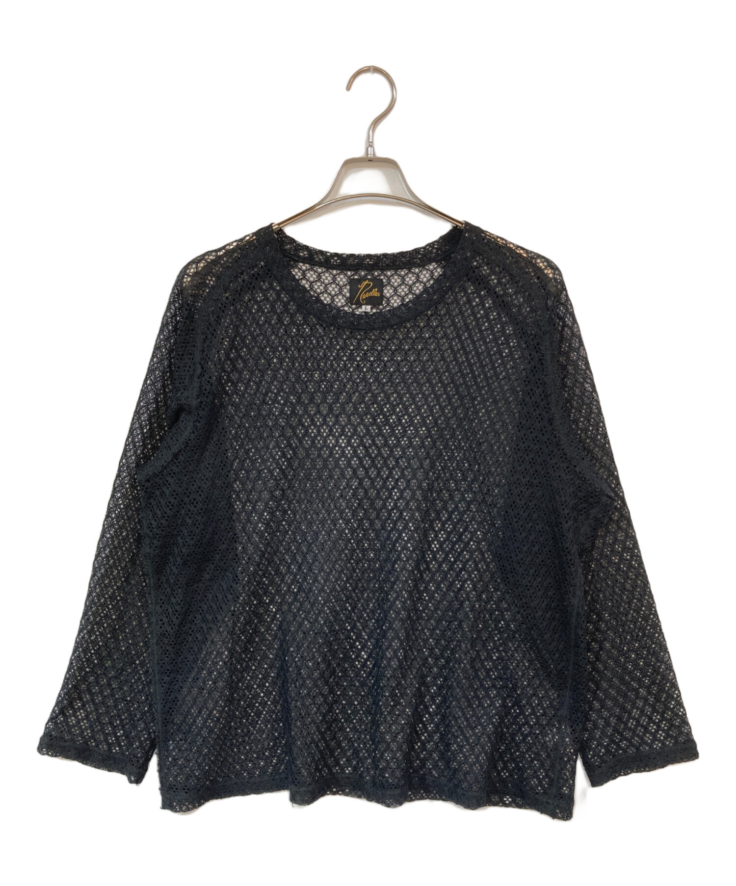 中古・古着通販】Needles (ニードルズ) L/S U-Neck Tee - PE/W Raschel