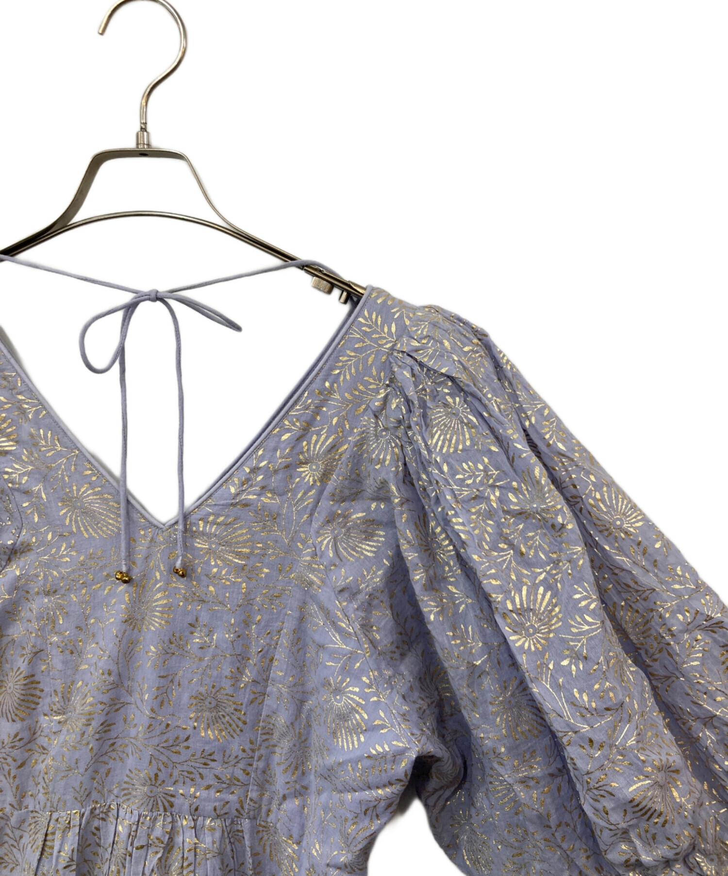 中古・古着通販】ne quittez pas (ヌキテパ) Cotton Voile Foil Flower 