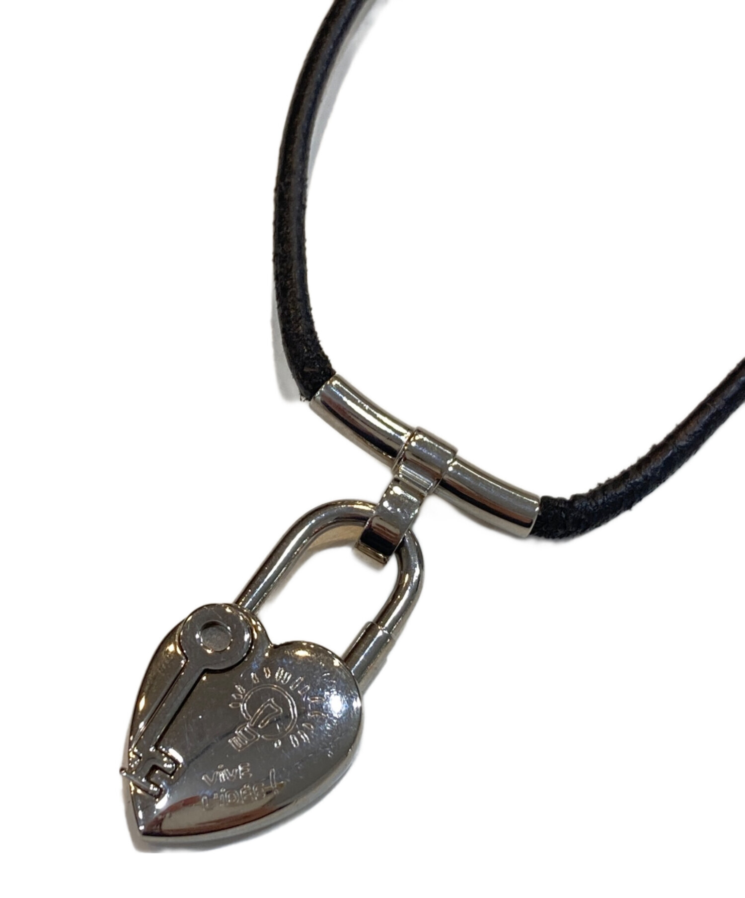 希少‼︎HERMES 2004年限定　カデナファンタジーハートチャーム＆チョーカー HERMES エルメス 南京錠 カデナ 2004年限定ファンタジーハート