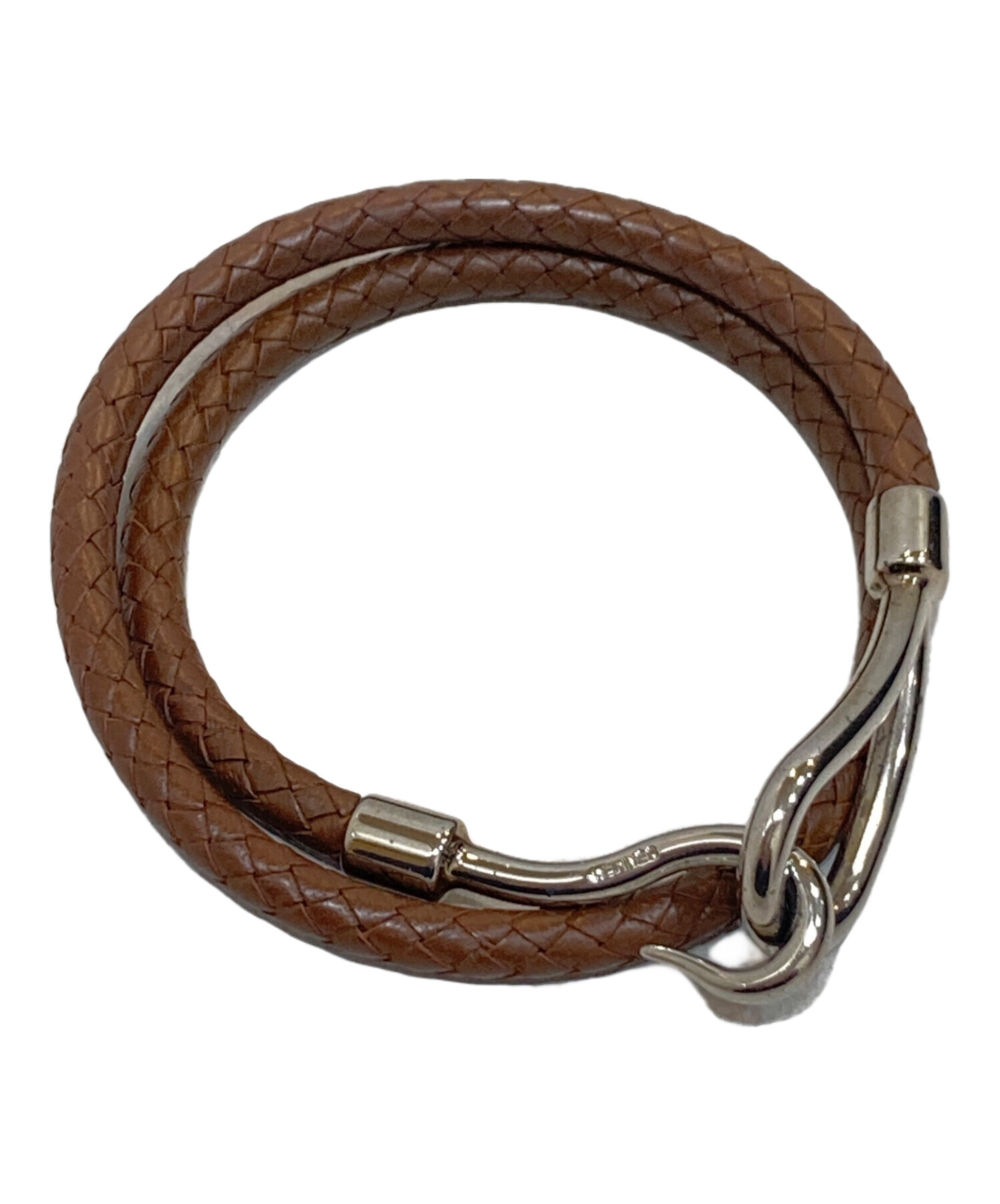 中古・古着通販】HERMES (エルメス) 2連 フックブレス ブラウン 
